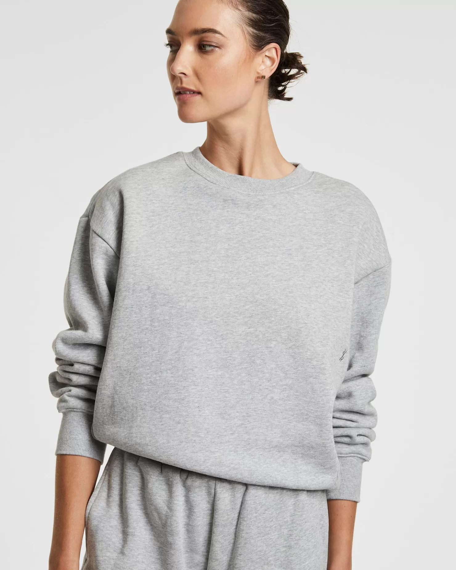 Women Ksubi 3 X 4 Klassic Crew Grey Marl