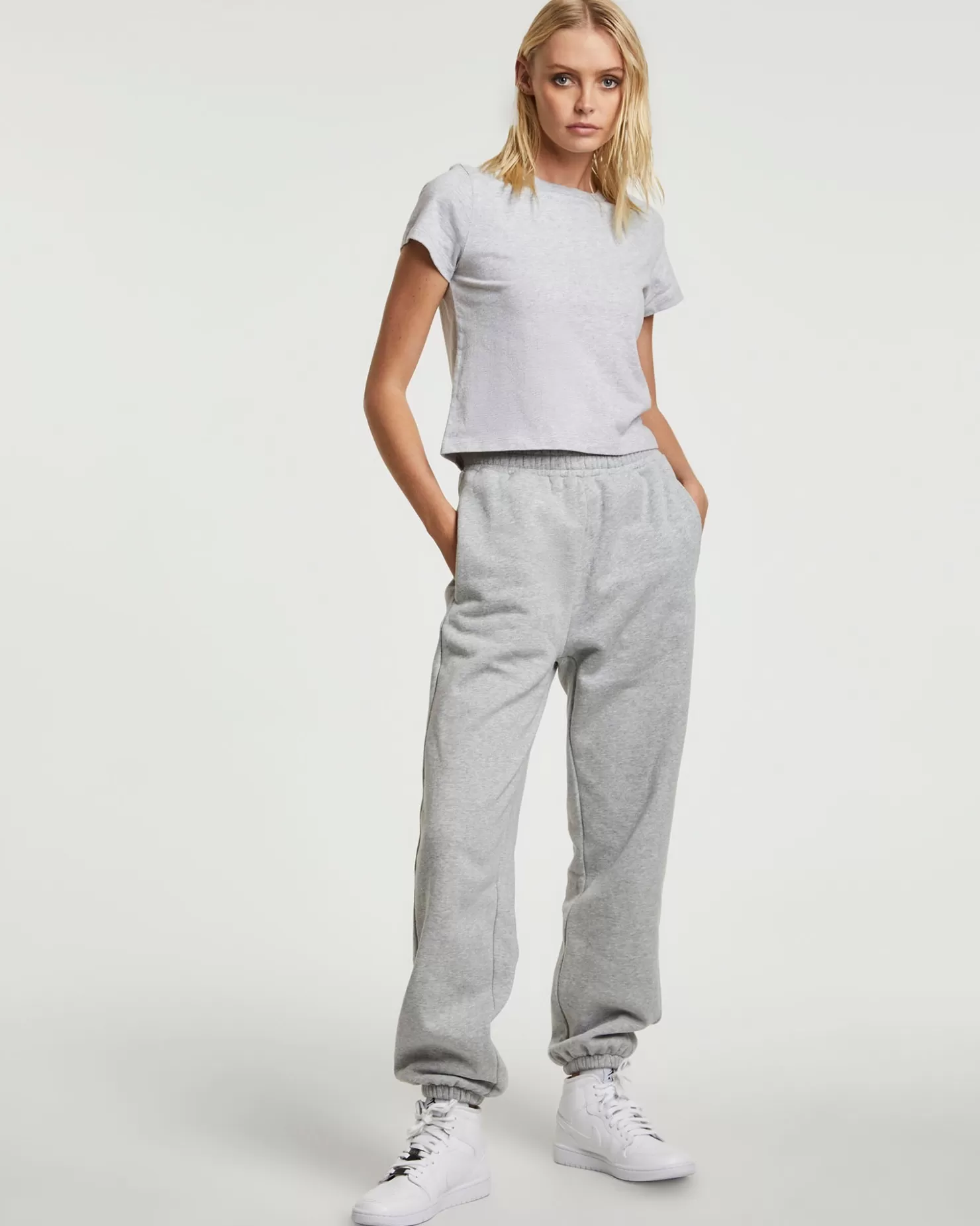 Women Ksubi 3 X 4 Mini Ss Tee Grey Marle