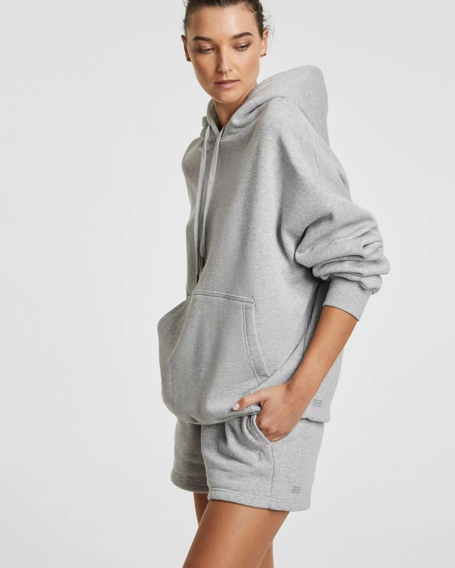 Women Ksubi 3 X 4 Oh G Hoodie Grey Marl