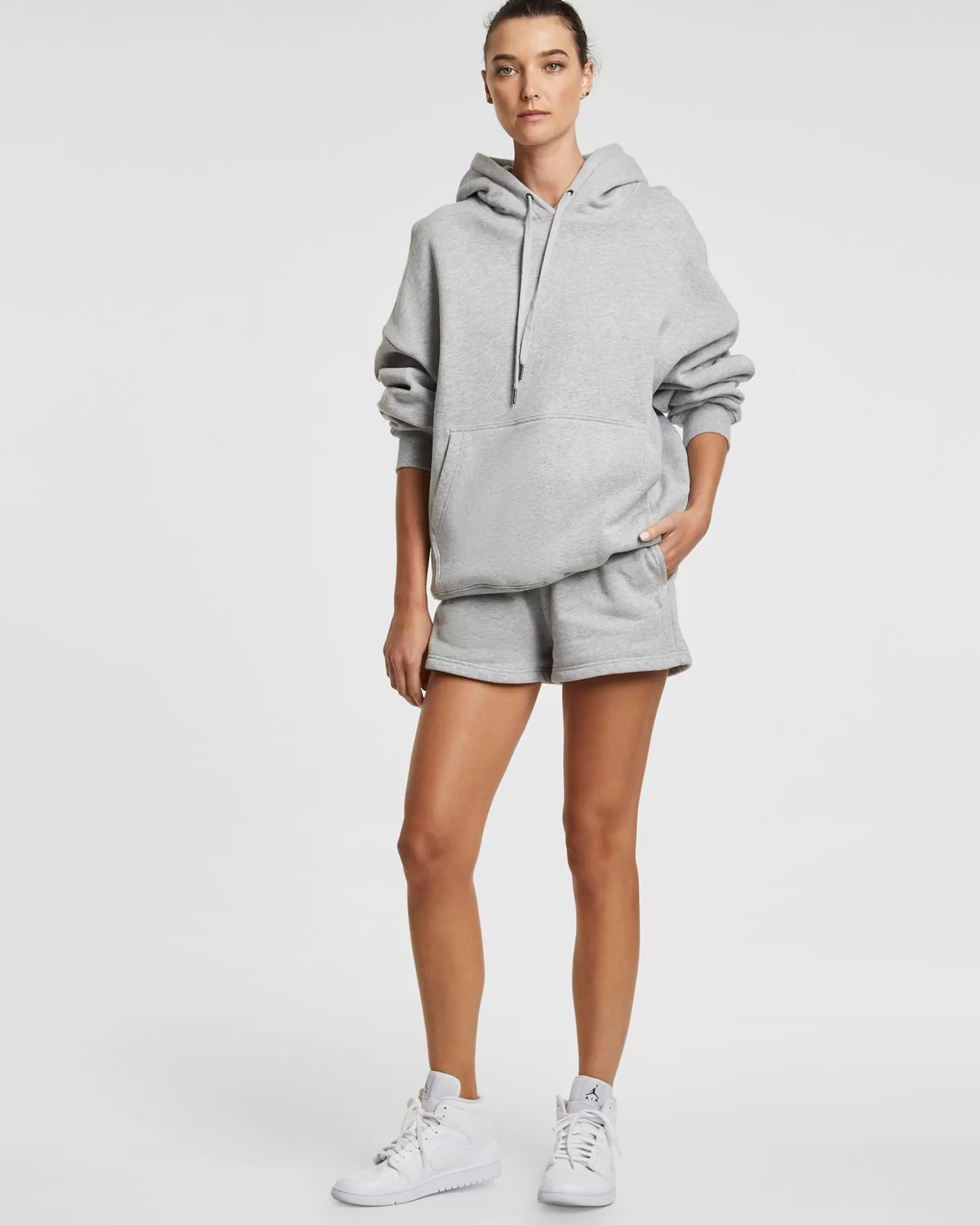 Women Ksubi 3 X 4 Oh G Hoodie Grey Marl