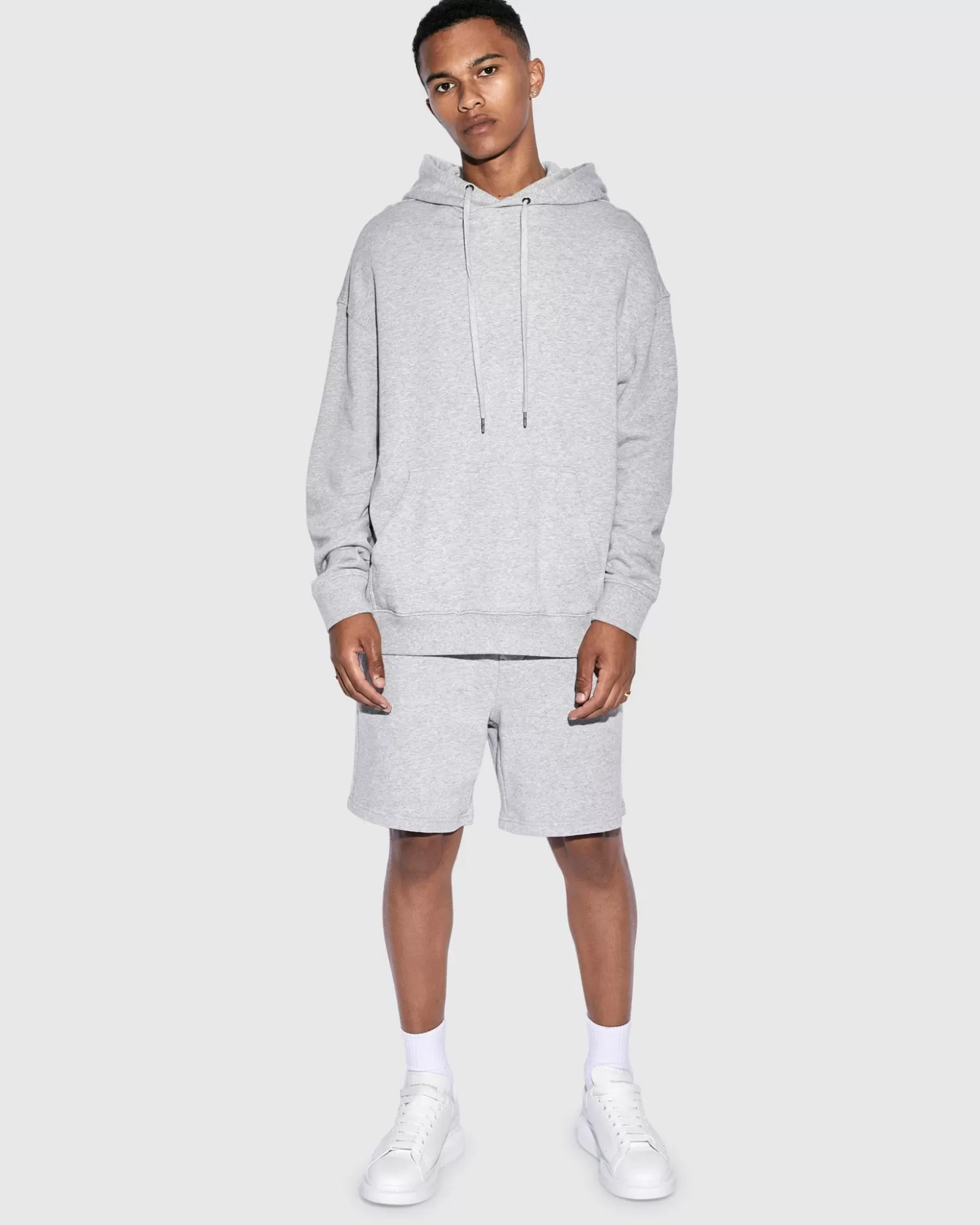 Men Ksubi 4 X 4 Biggie Hoodie Grey Marle