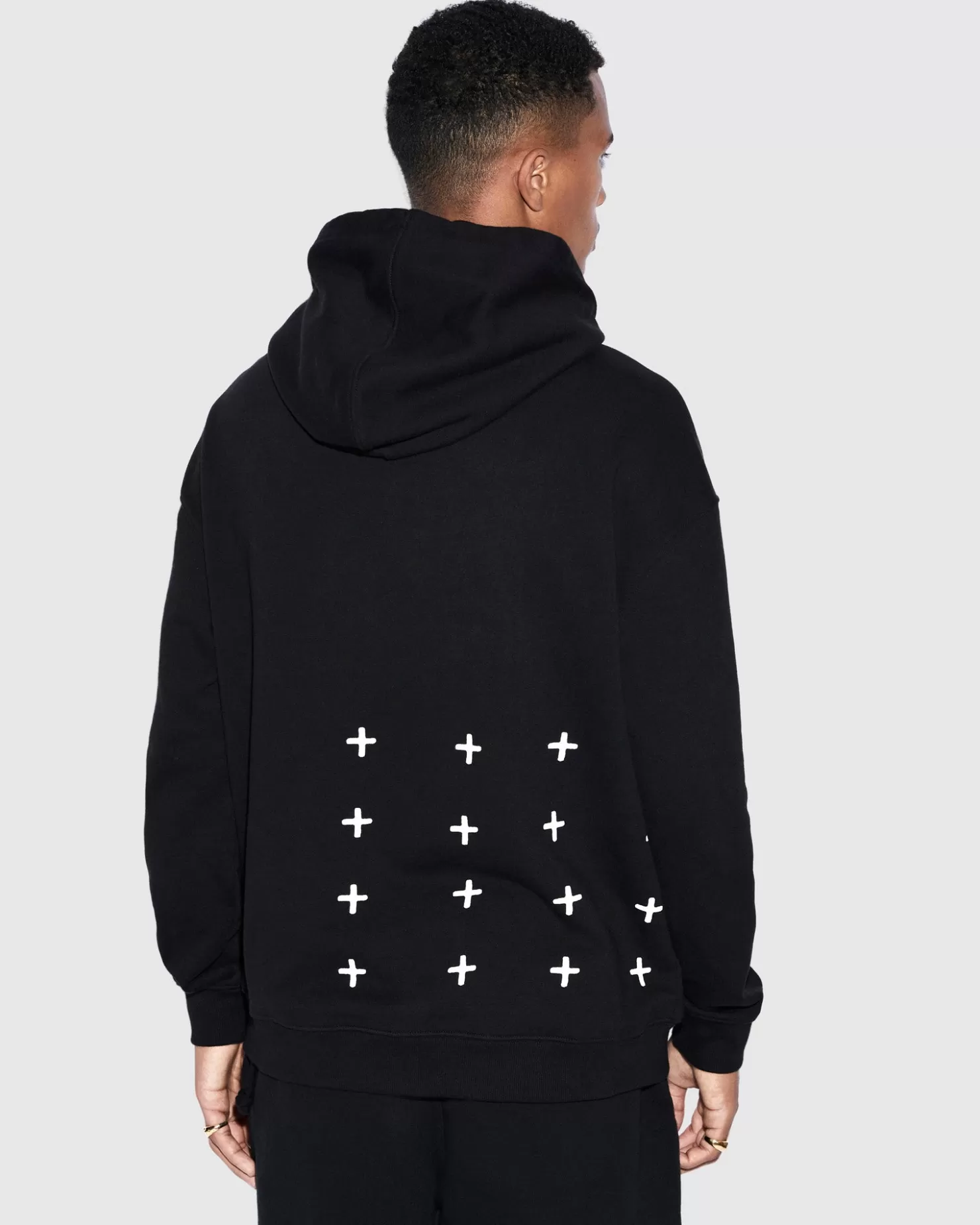 Men Ksubi 4 X 4 Biggie Hoodie Jet Black