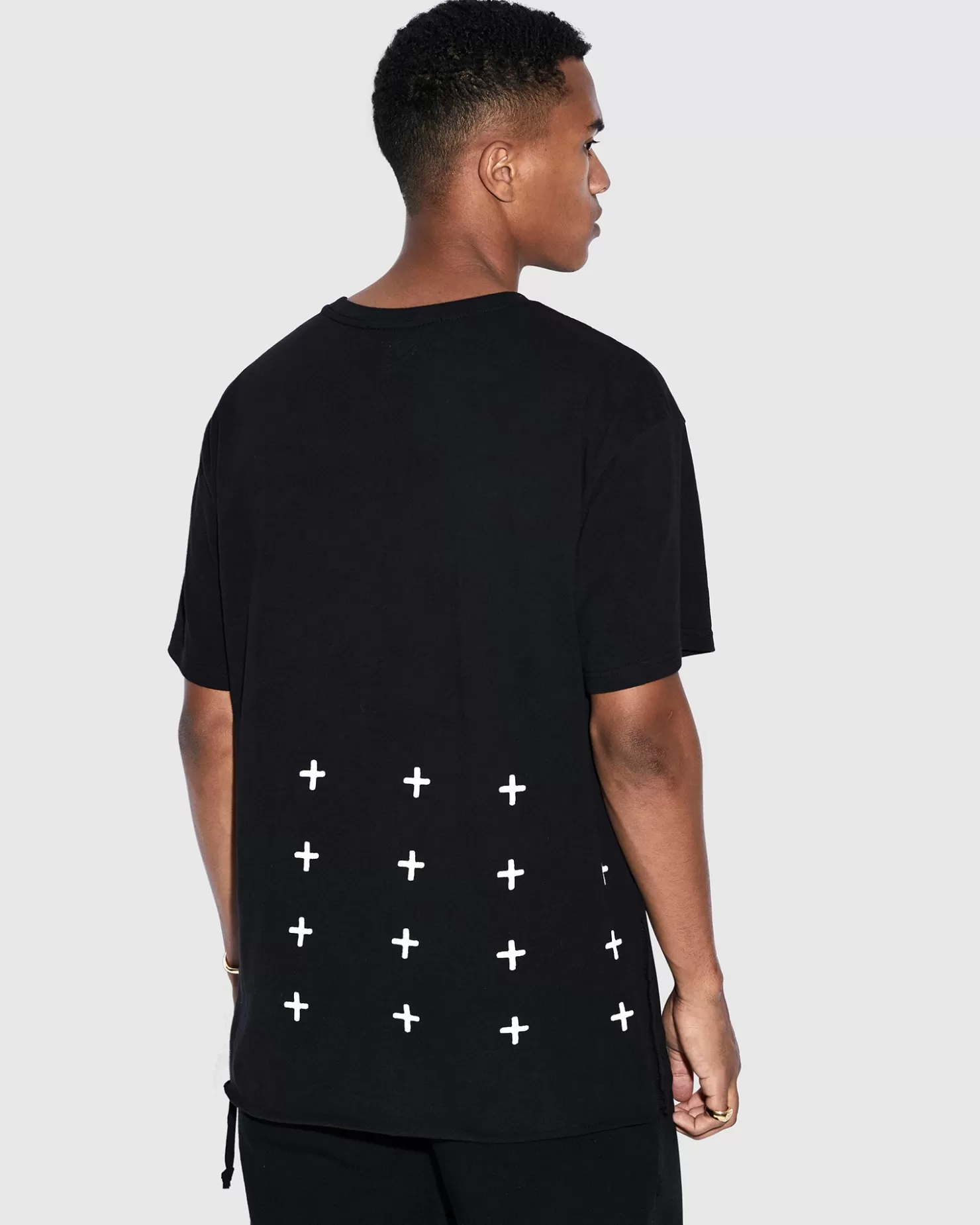 Men Ksubi 4 X 4 Biggie Ss Tee Jet Black