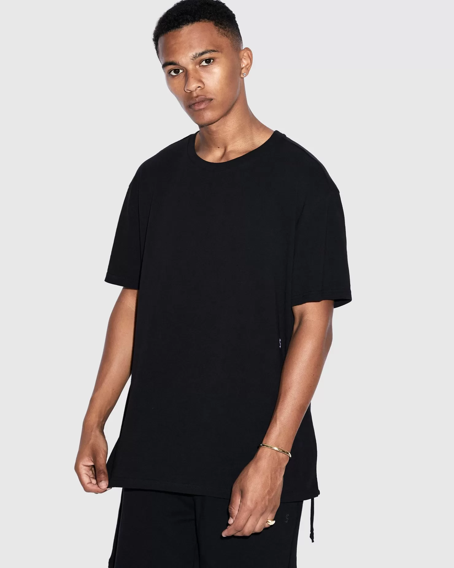 Men Ksubi 4 X 4 Biggie Ss Tee Jet Black