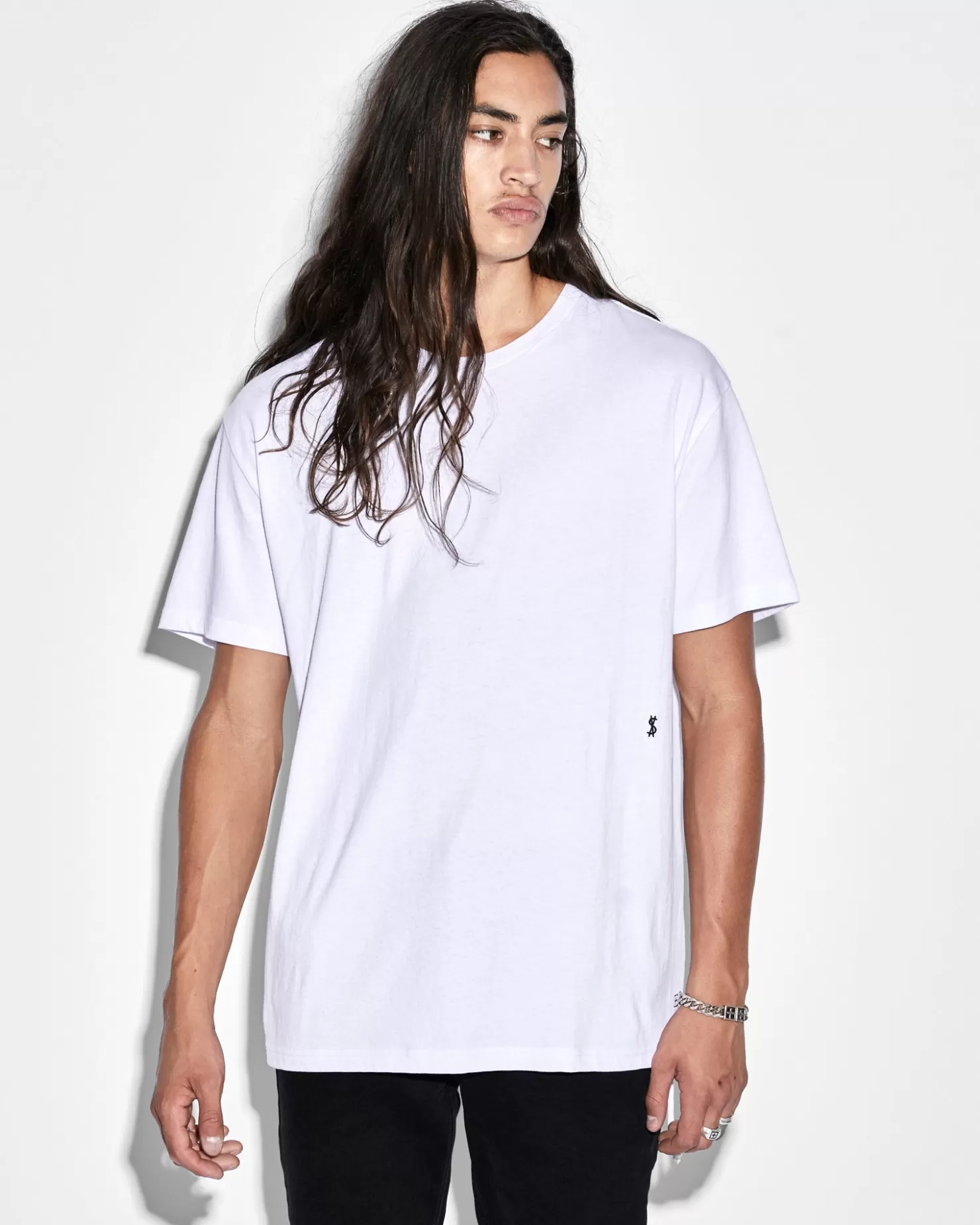 Men Ksubi 4 X 4 Biggie Ss Tee Optic White