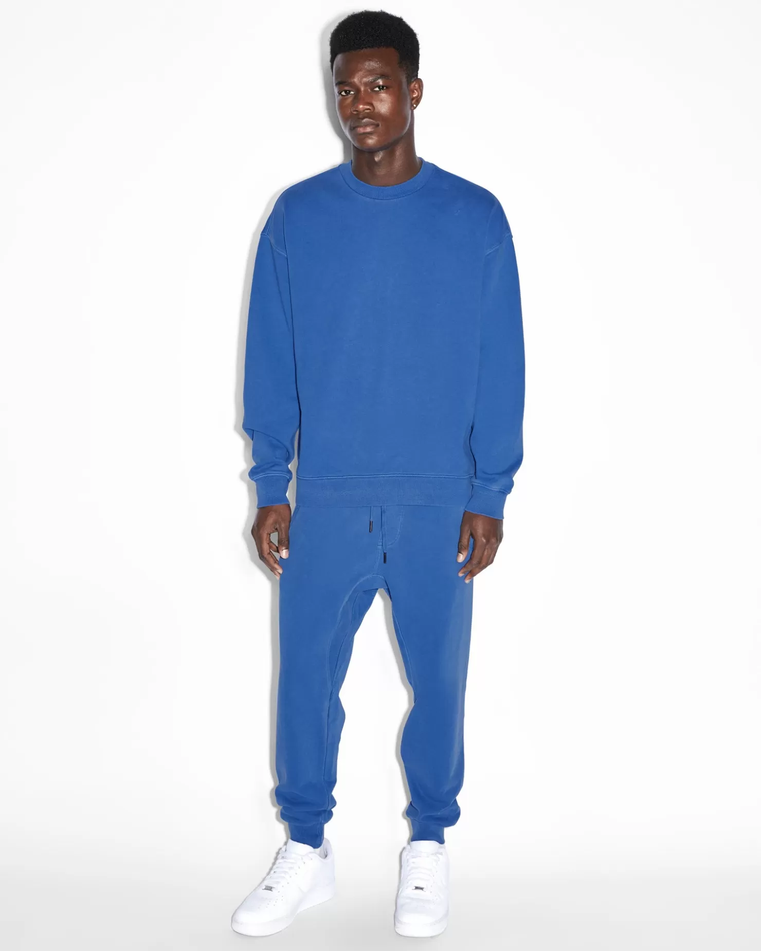 Men Ksubi 4X4 Biggie Crew Cobalt