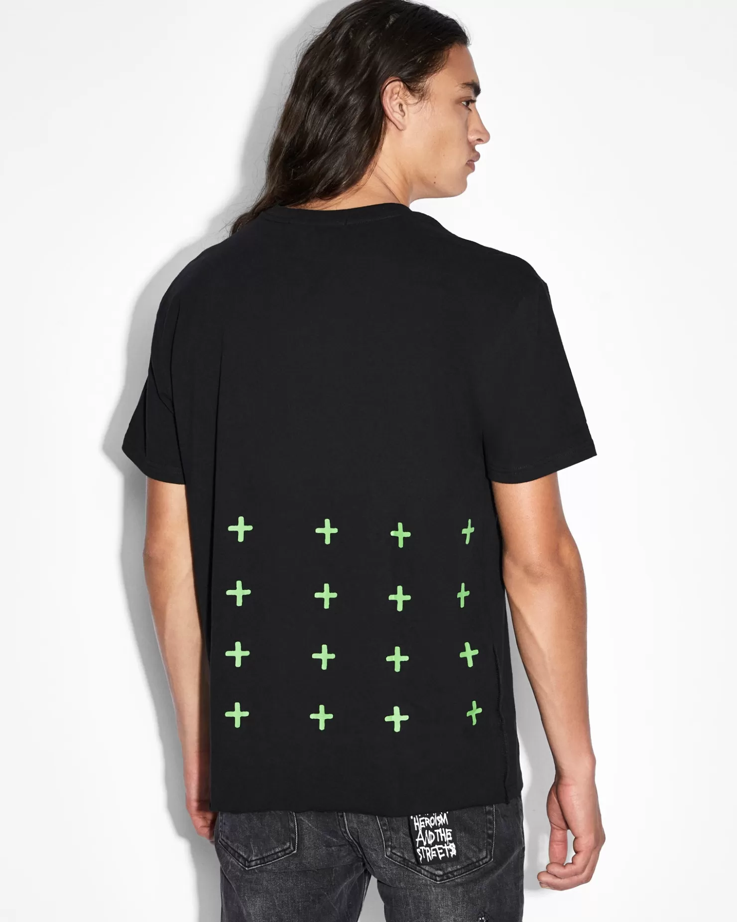 Men Ksubi 4X4 Biggie Ss Tee Black Green