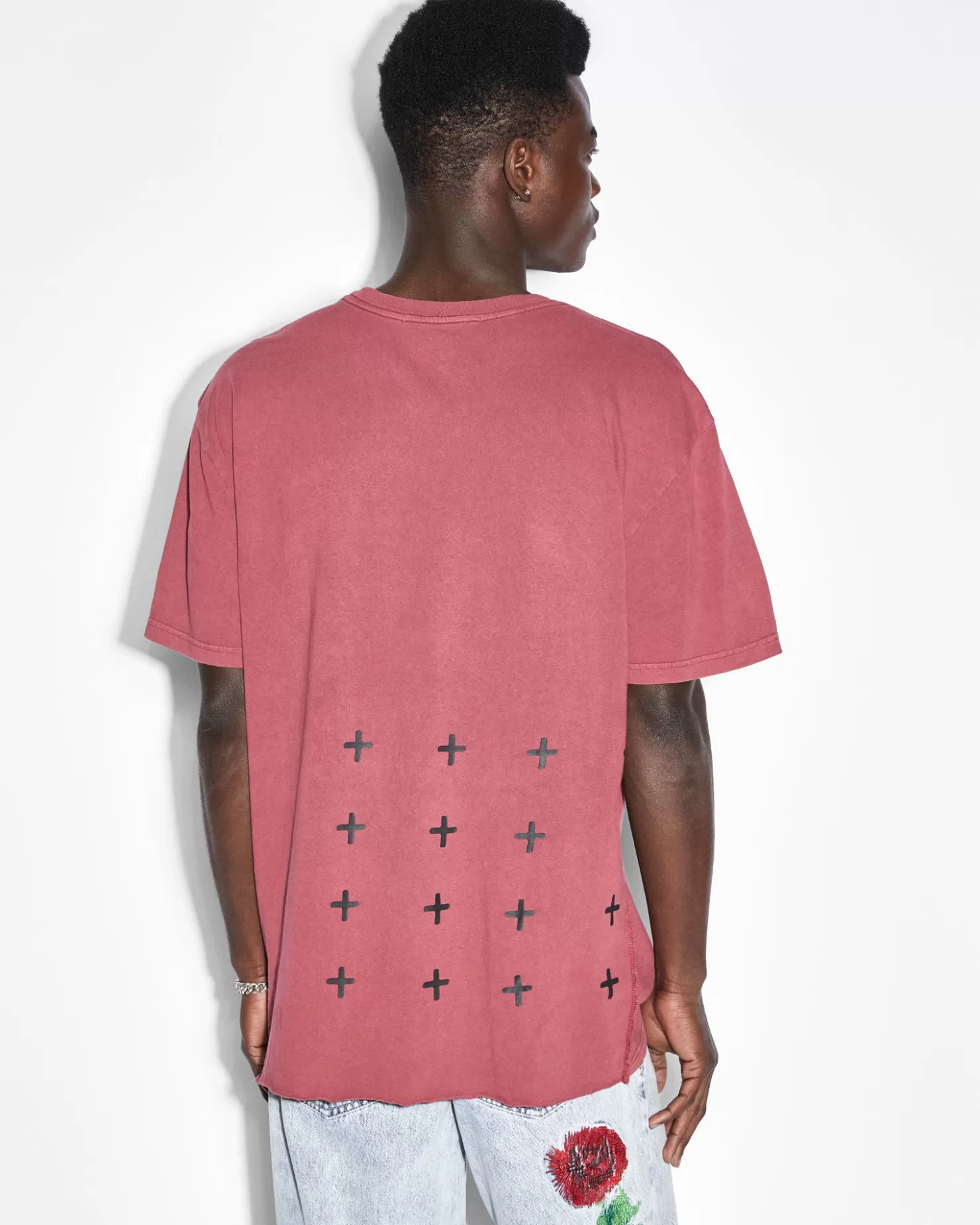 Men Ksubi 4X4 Biggie Ss Tee Oxblood