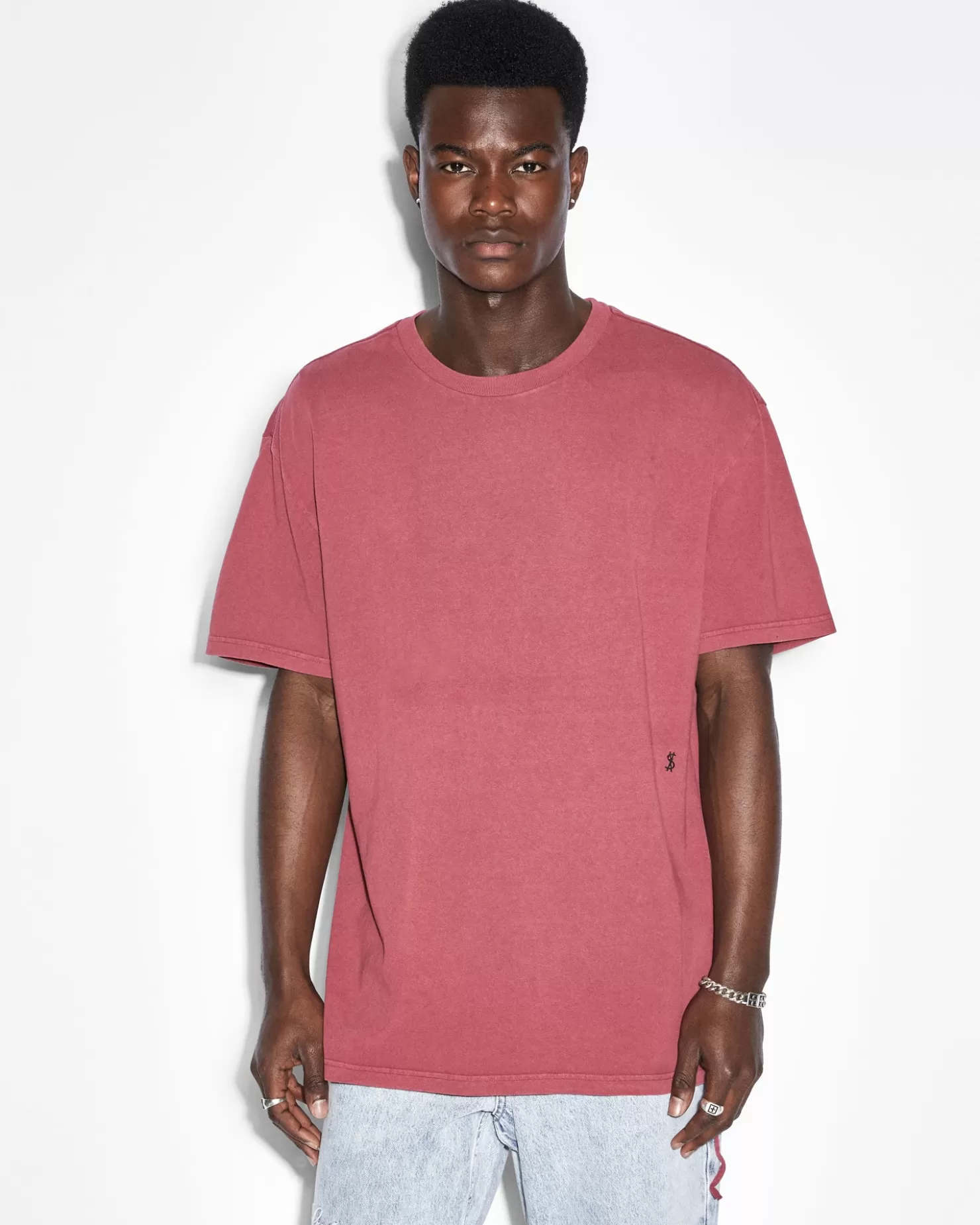 Men Ksubi 4X4 Biggie Ss Tee Oxblood