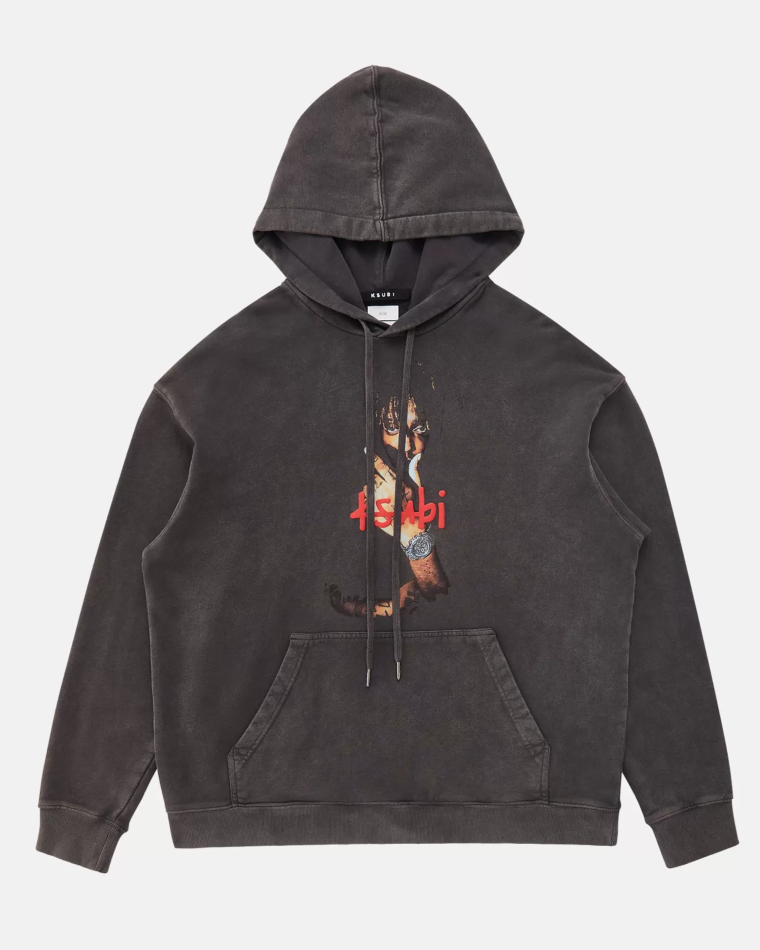 Women Ksubi 999 Wrld Biggie Hoodie Faded Black