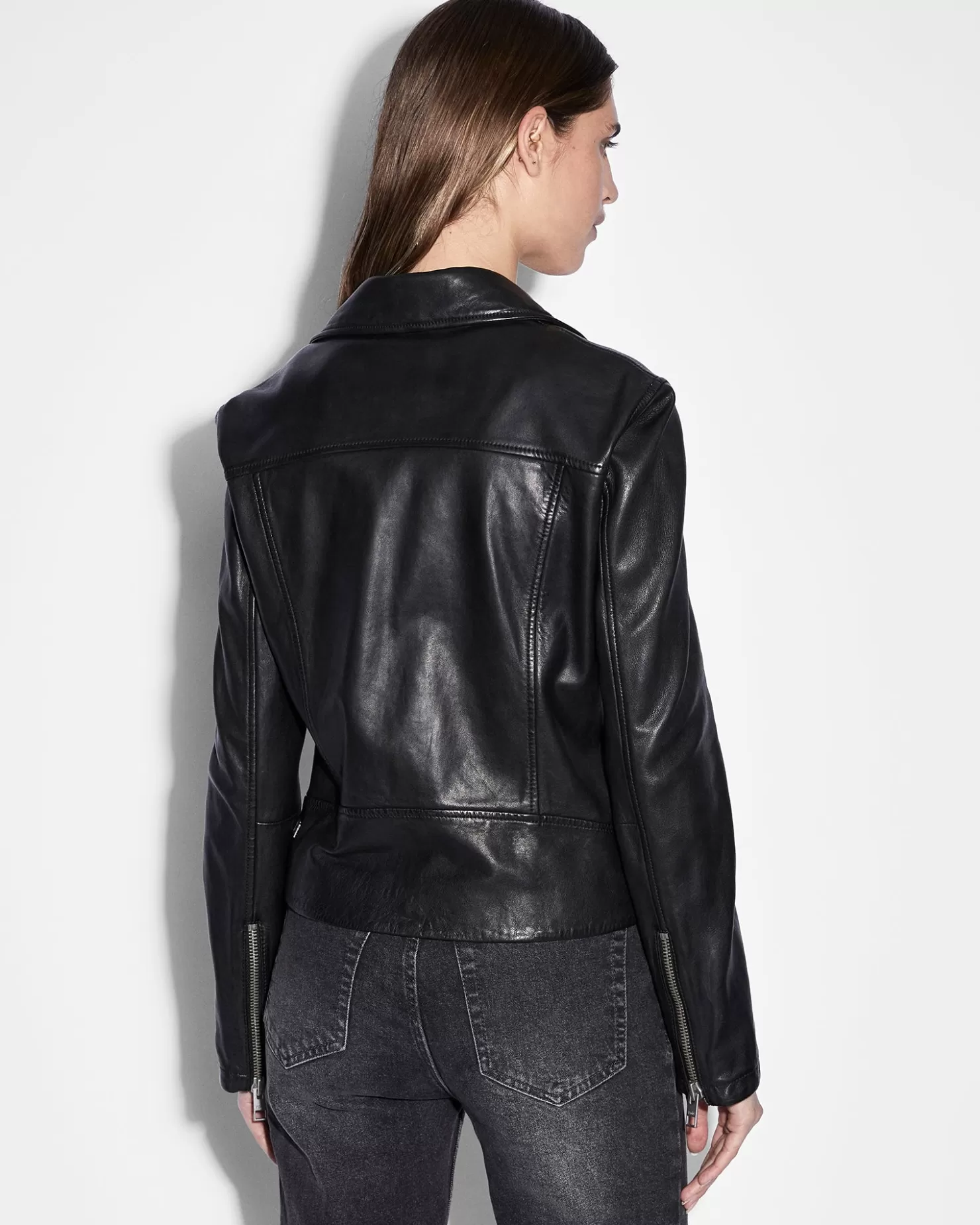 Women Ksubi Amplify Leather Jacket Black