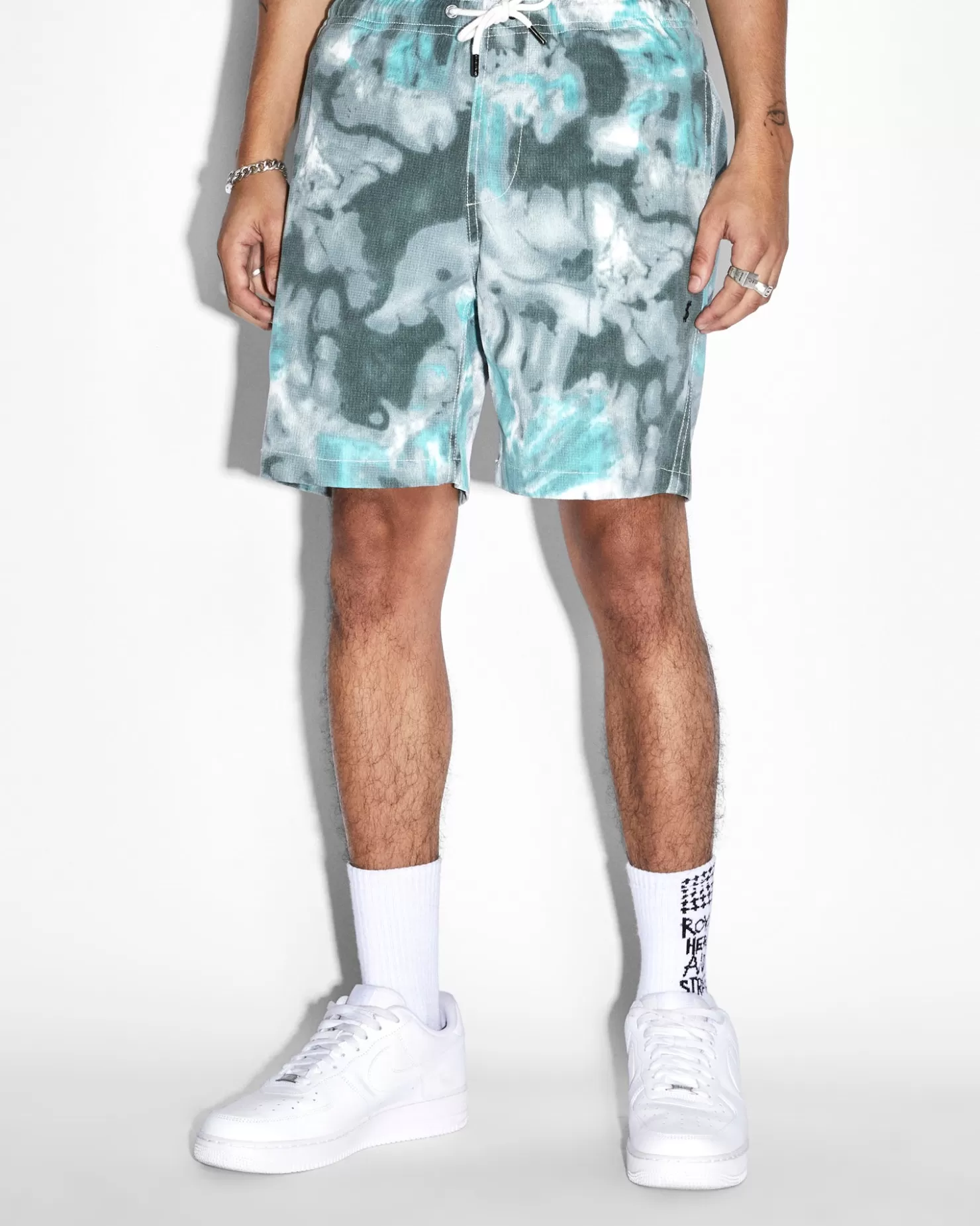 Men Ksubi Astro Short Green Dye