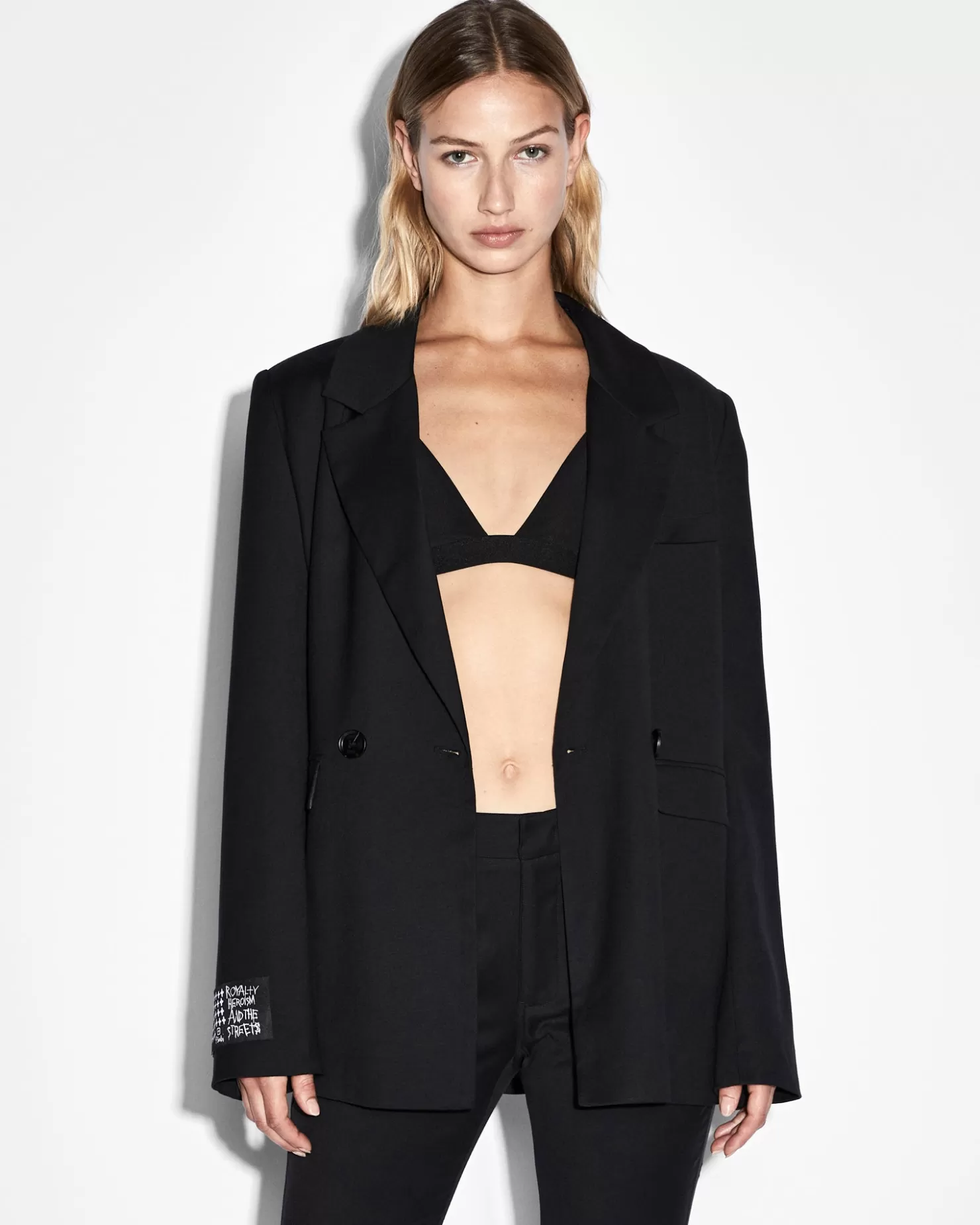 Women Ksubi Bond Blazer Black