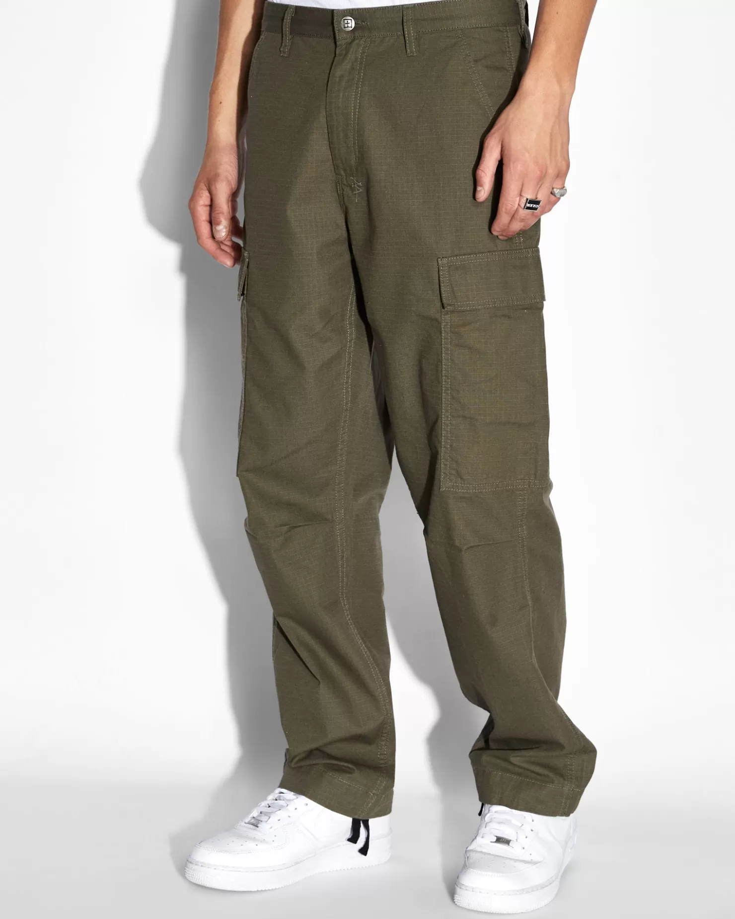 Men Ksubi Fugitive Cargo Pant Khaki