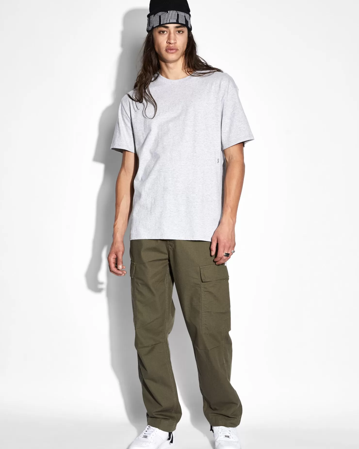 Men Ksubi Fugitive Cargo Pant Khaki