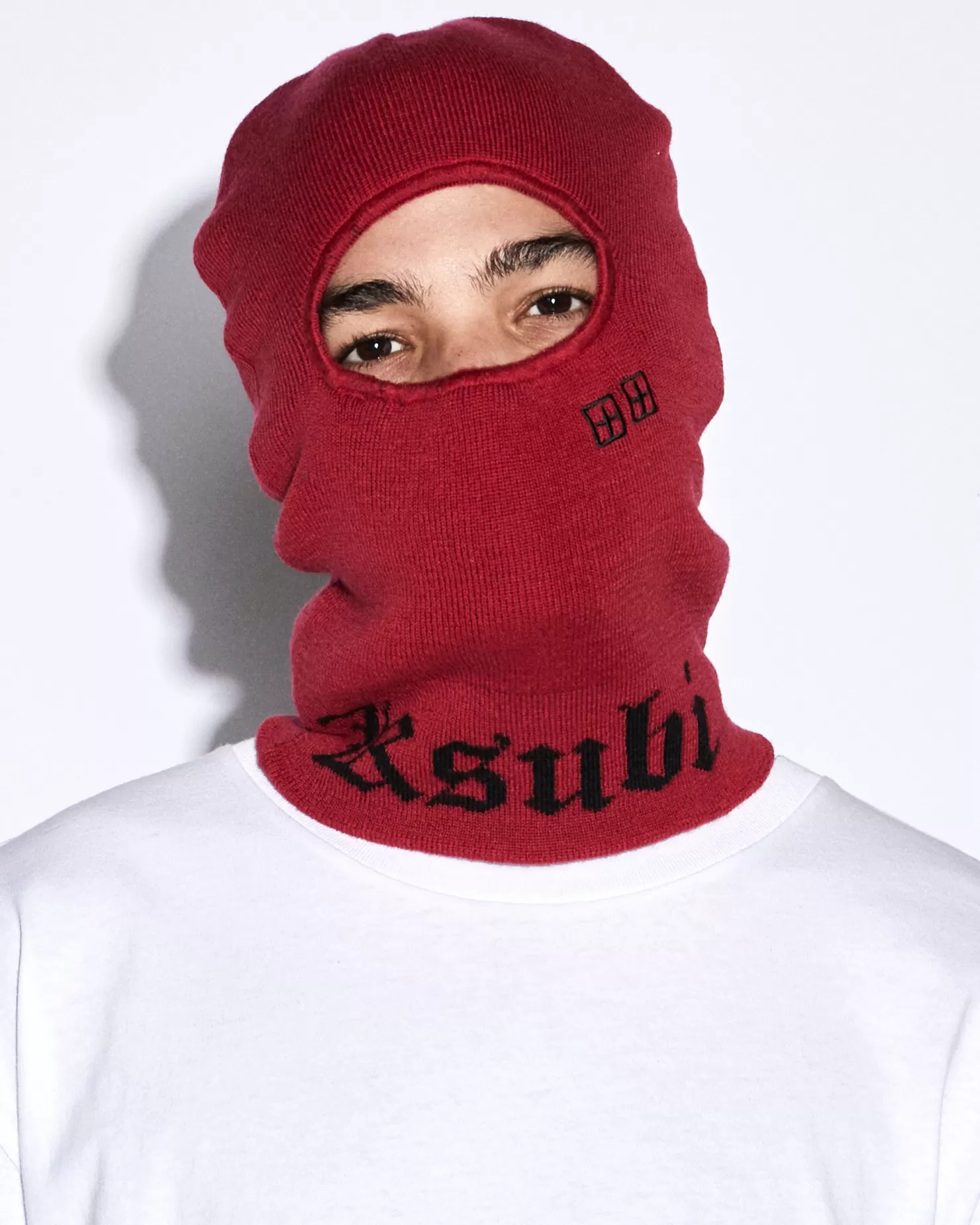 Women Ksubi Icon Inkognito Balaclava Red