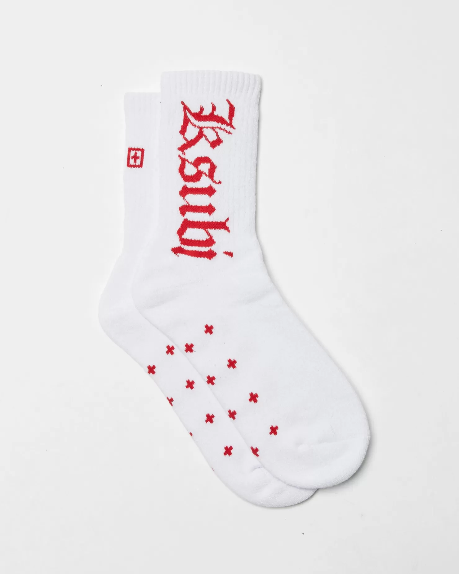 Ksubi Icon Ksocks White/Red