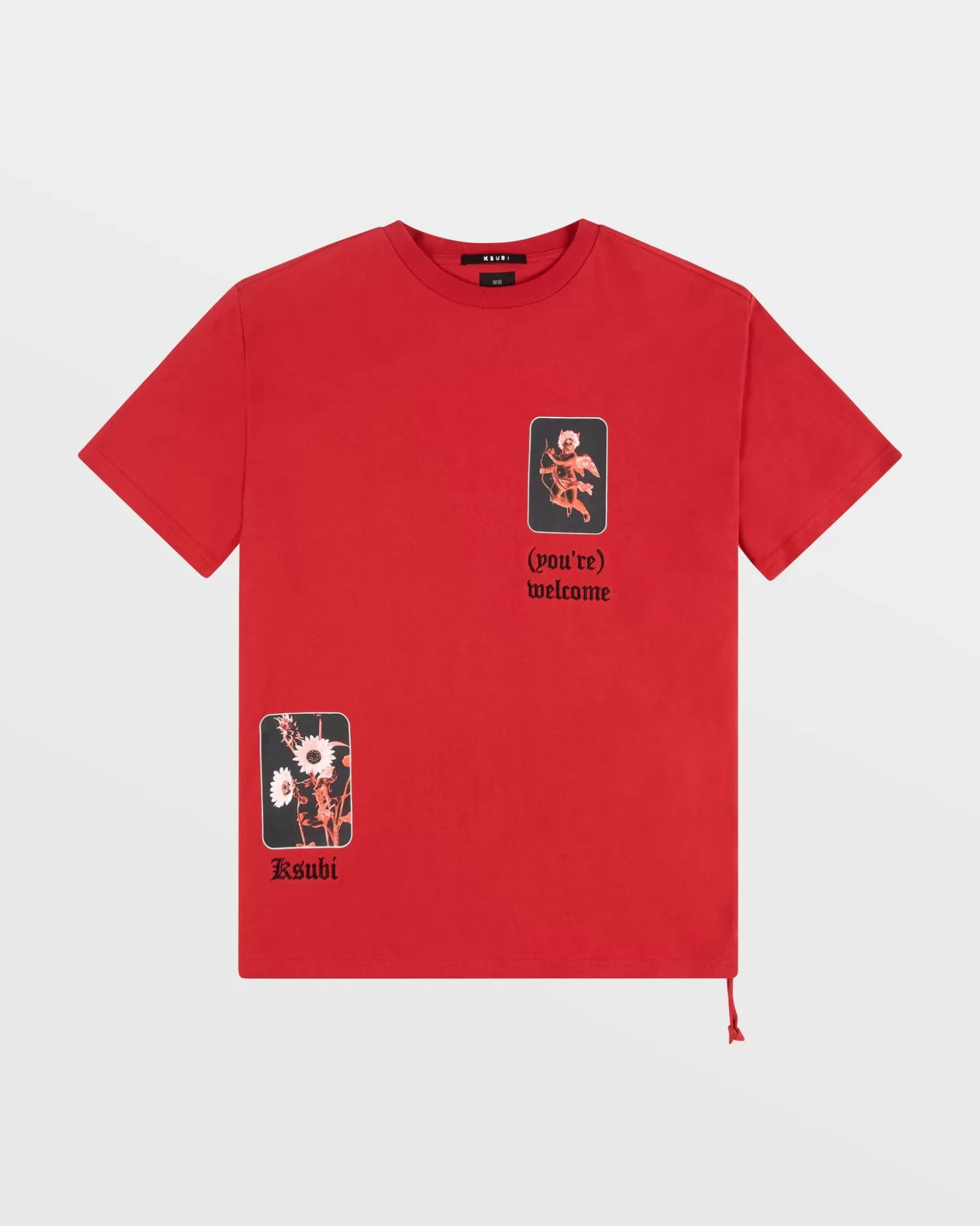 Men Ksubi Icons Biggie Ss Tee Crimson