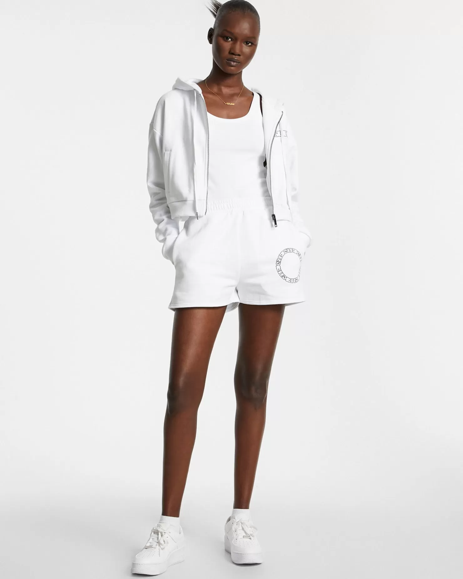 Women Ksubi Infinty Trak Short White