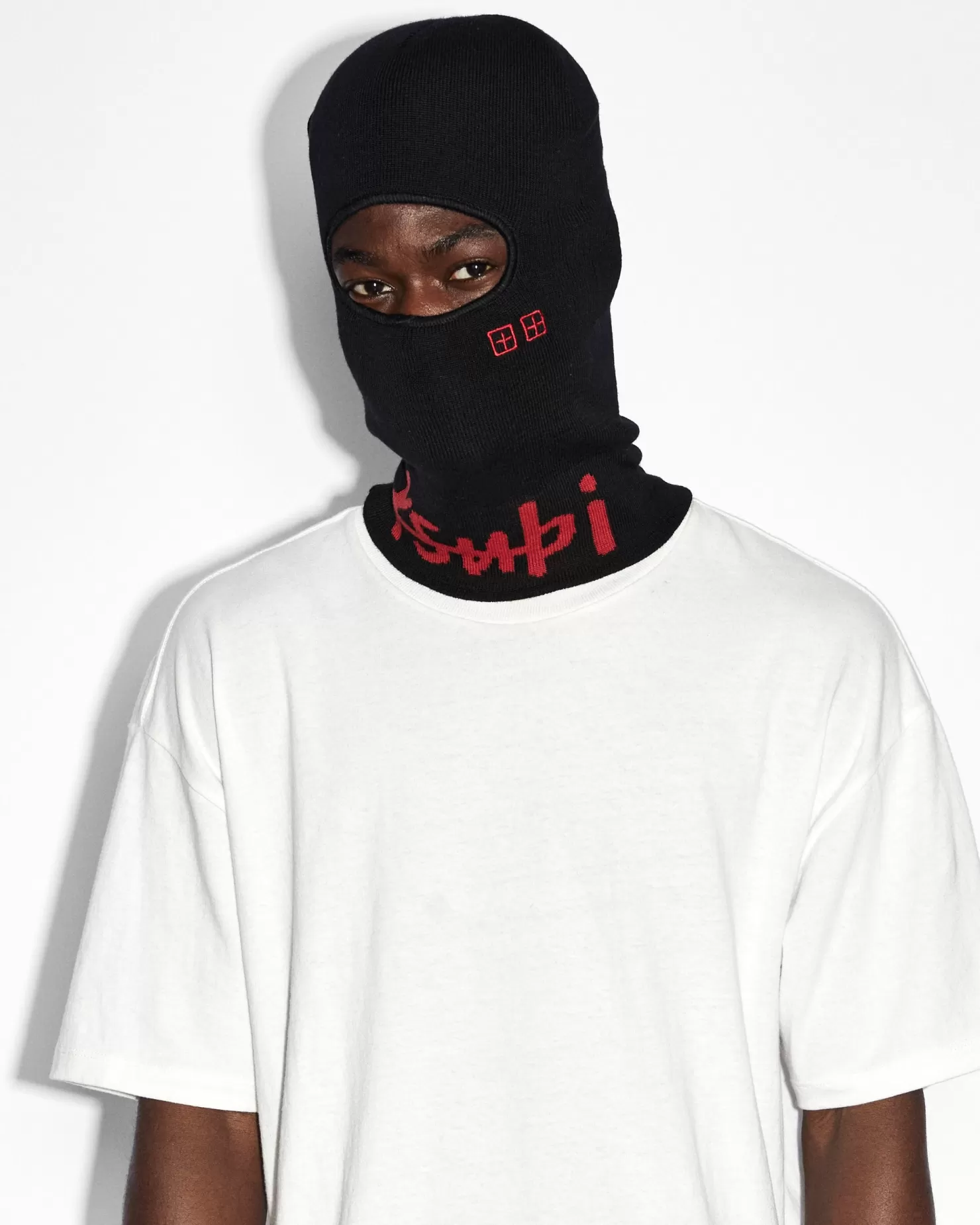 Ksubi Inkognito Balaclava Laid Black