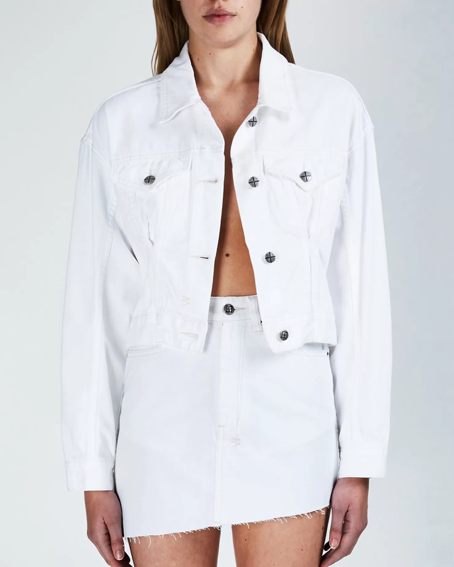 Women Ksubi Justify Jacket Fly White