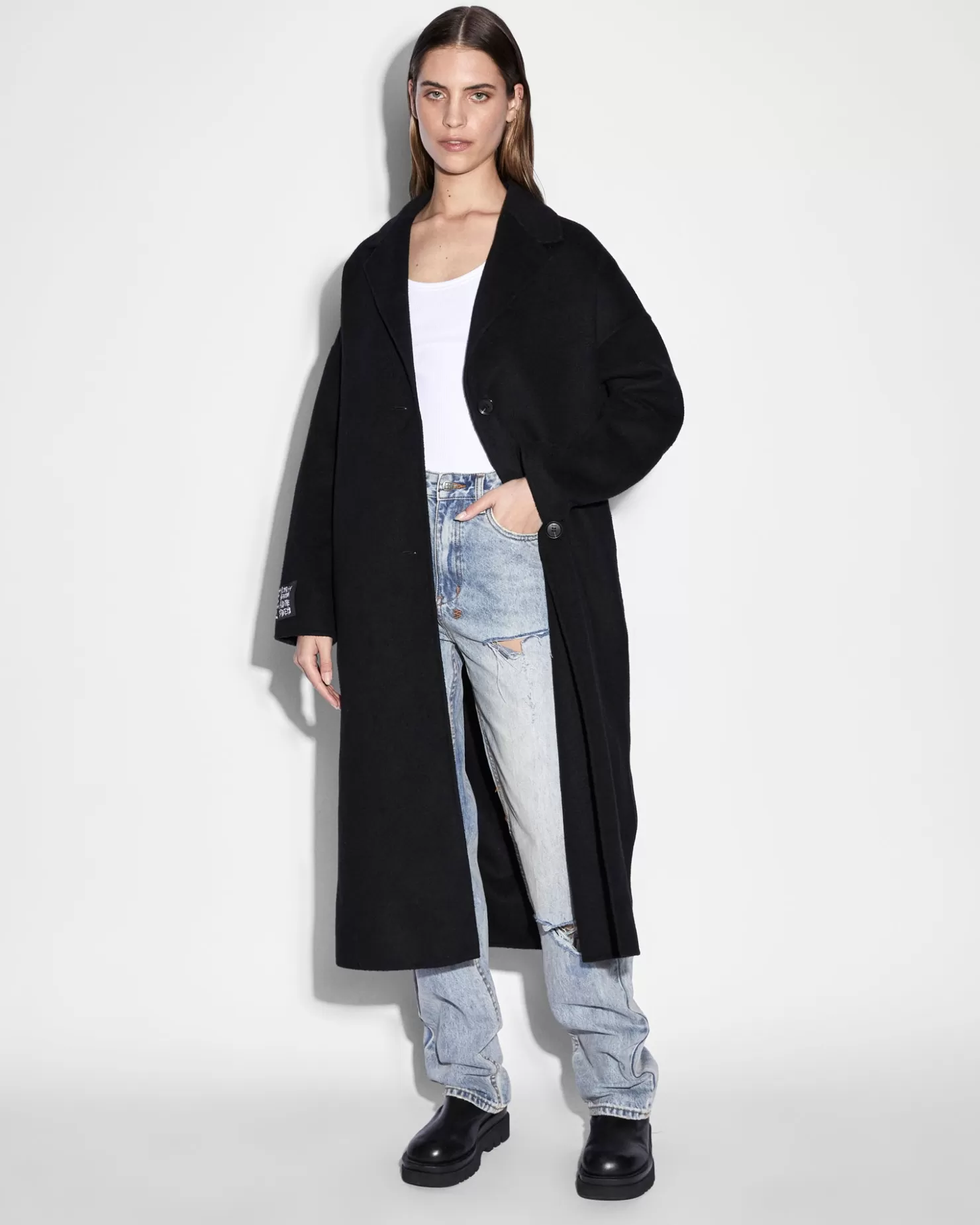 Women Ksubi Kamille Coat Black