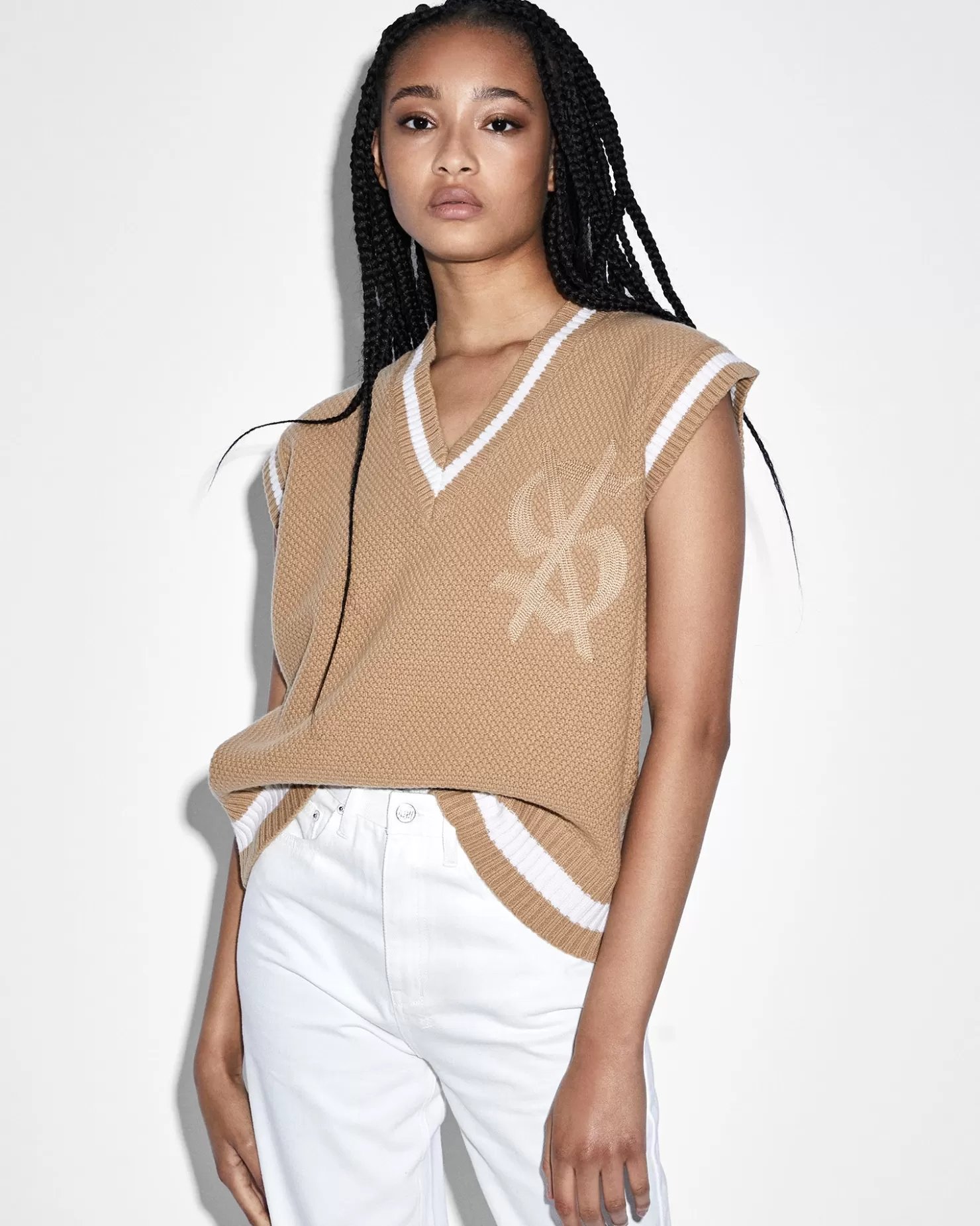 Women Ksubi Kommunity Vest Tan