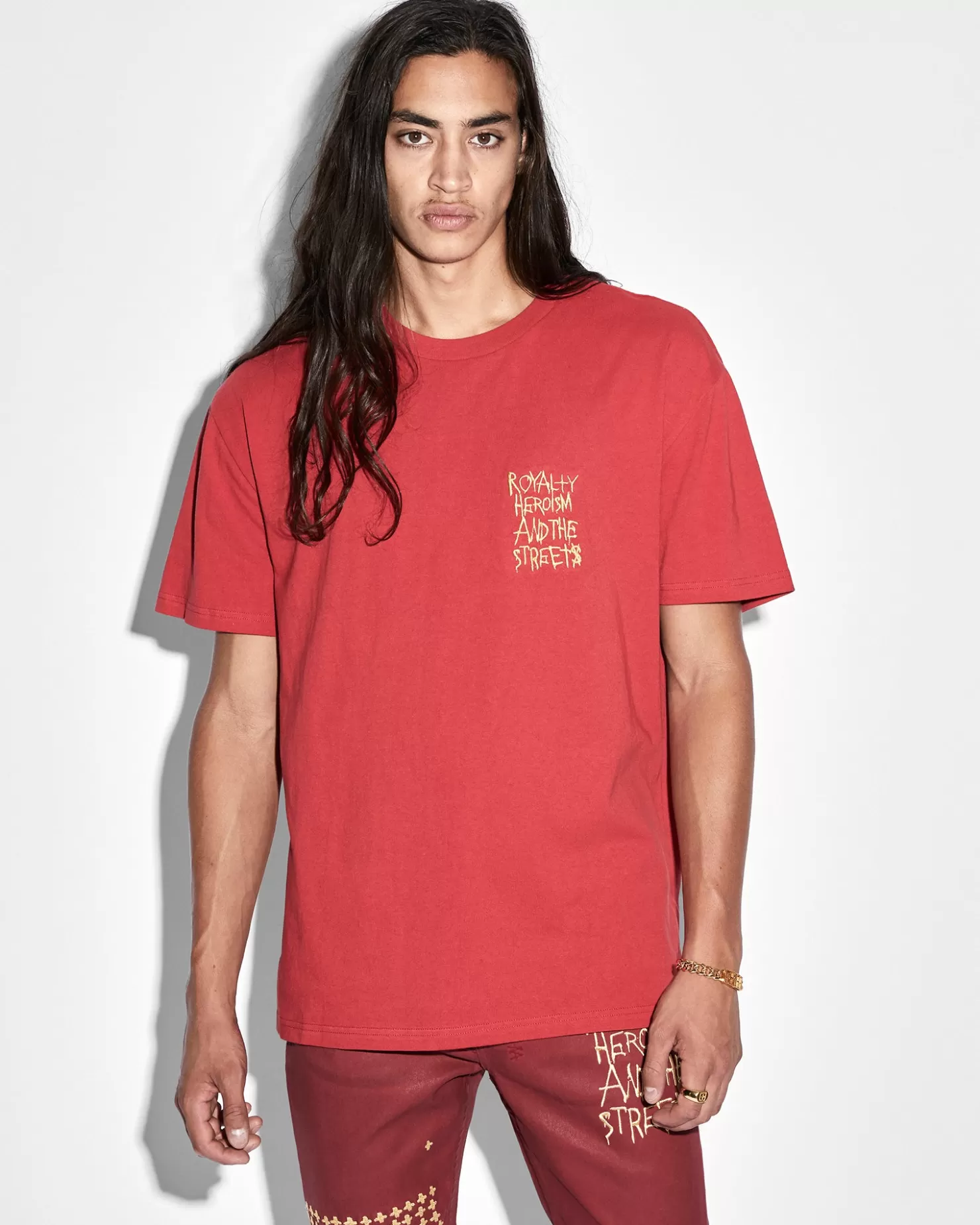 Men Ksubi 23 Biggie Ss Tee Red