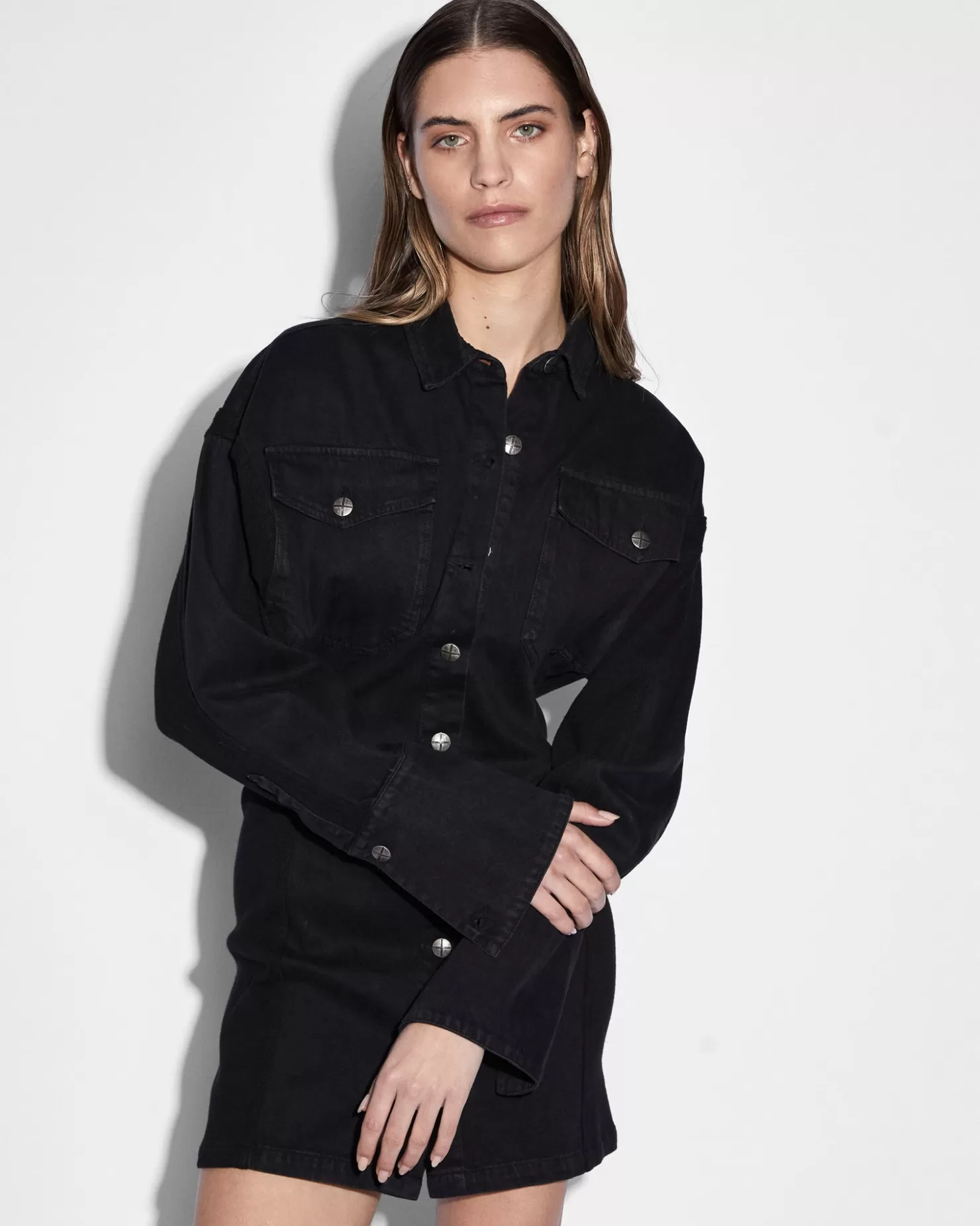 Women Ksubi X P.E Nation Cargo Dress Noir