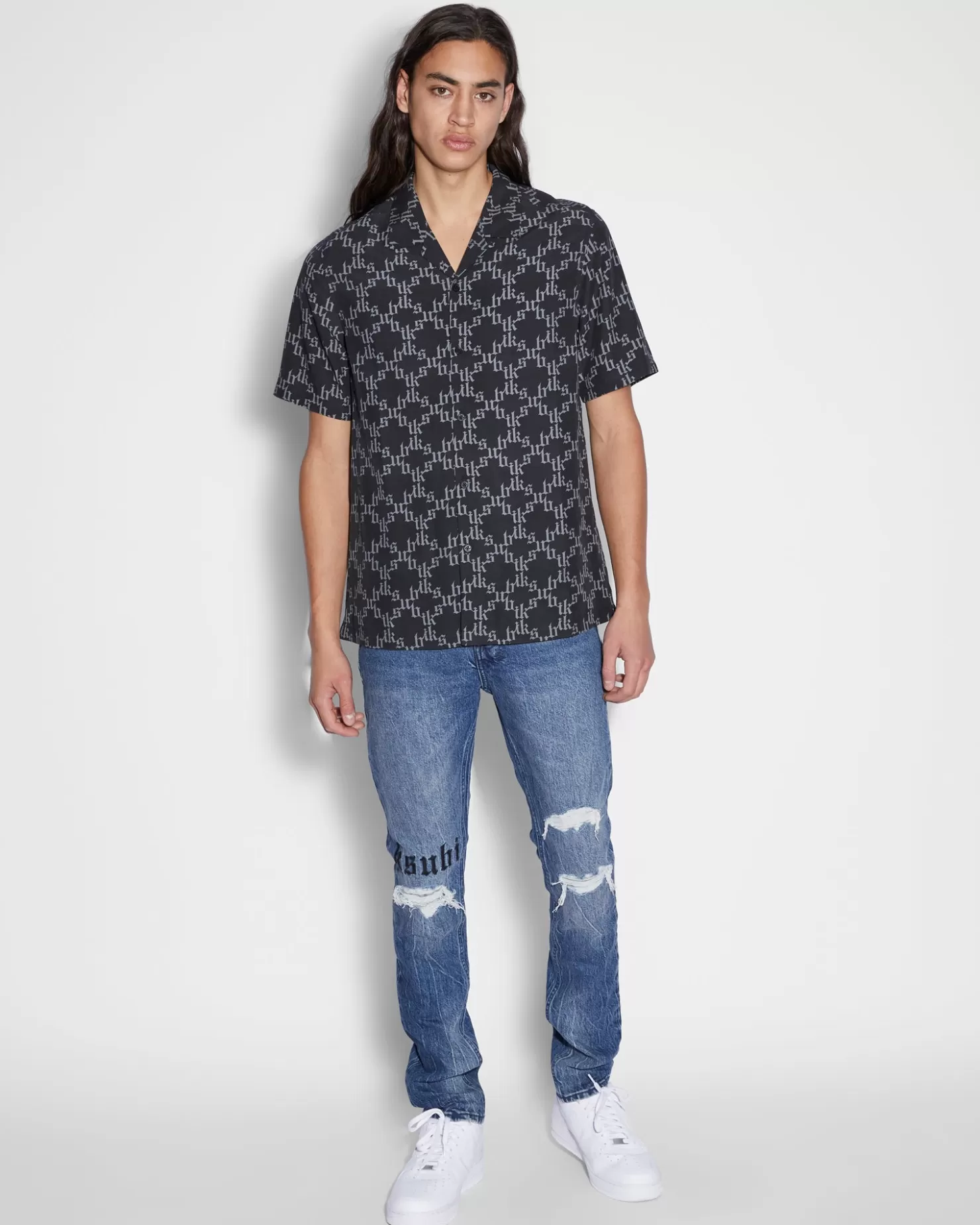 Men Ksubi Kult Resort Ss Shirt Black