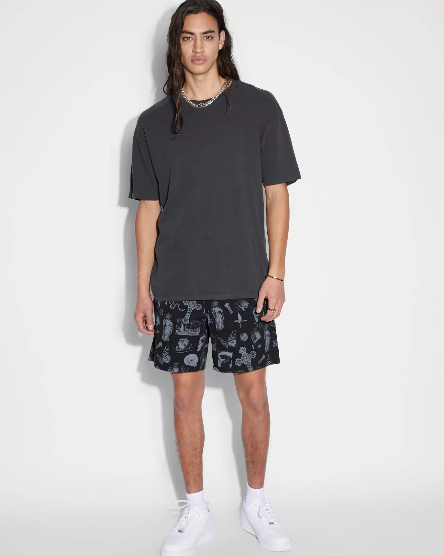 Men Ksubi Kut Out Short Black