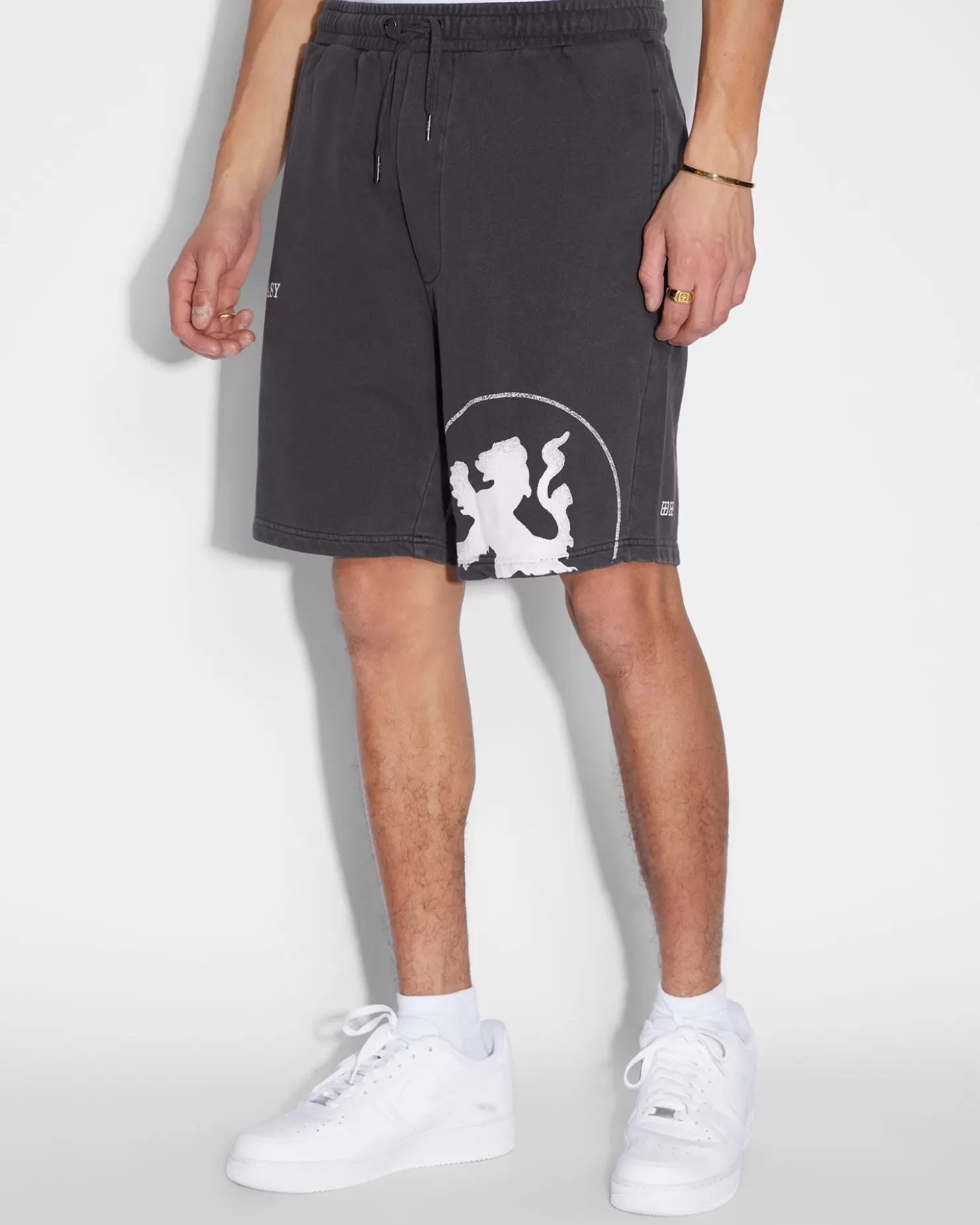 Men Ksubi Lion Trak Short Faded Black