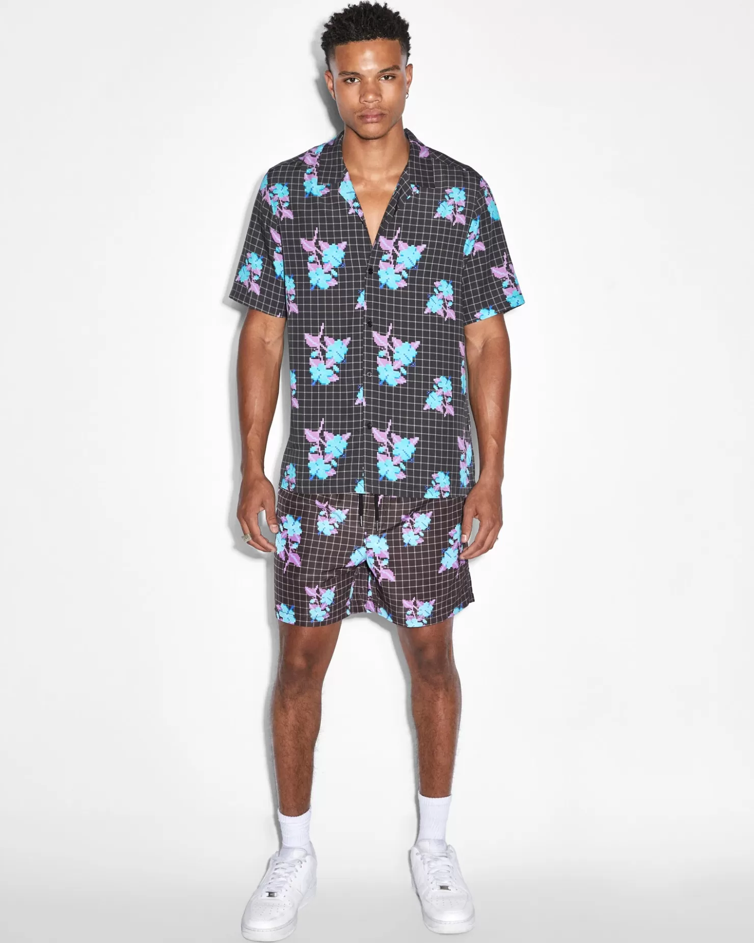 Men Ksubi Low Res Boardshort Multi