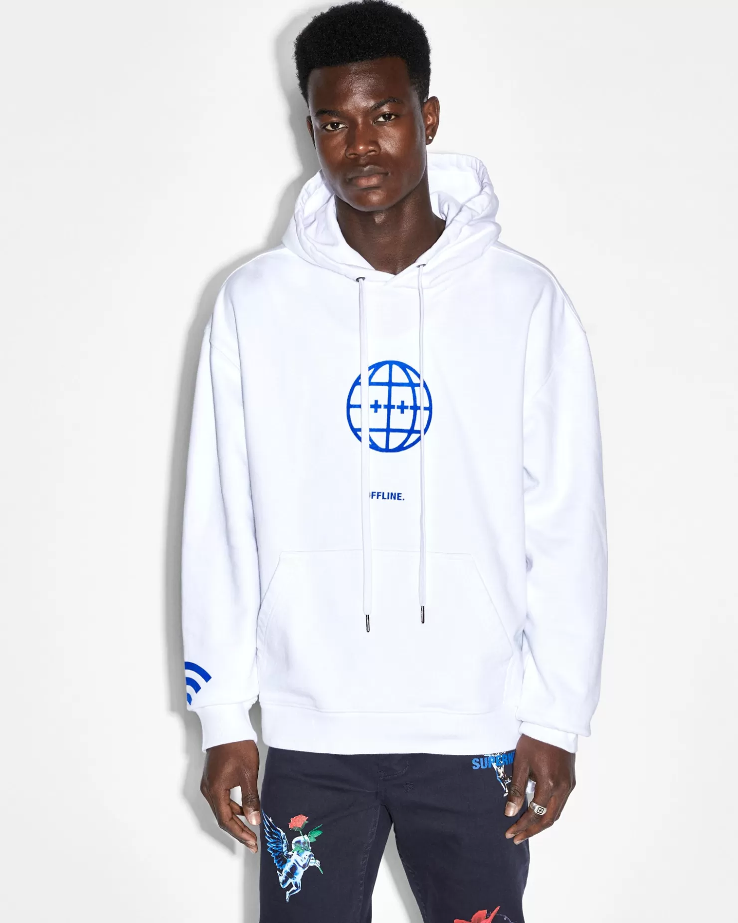 Men Ksubi Offline Biggie Hoodie Tru White