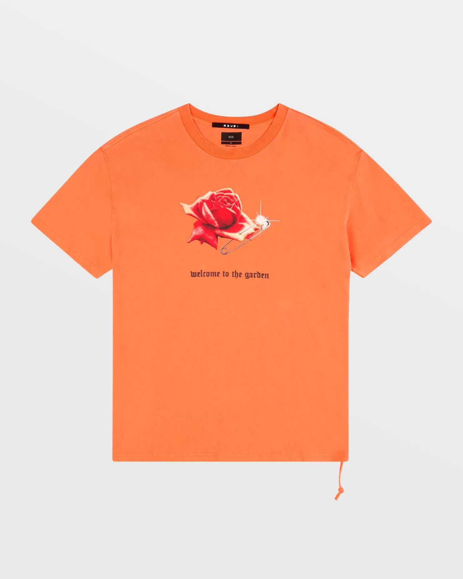 Men Ksubi Rose Garden Biggie Ss Tee Fireball