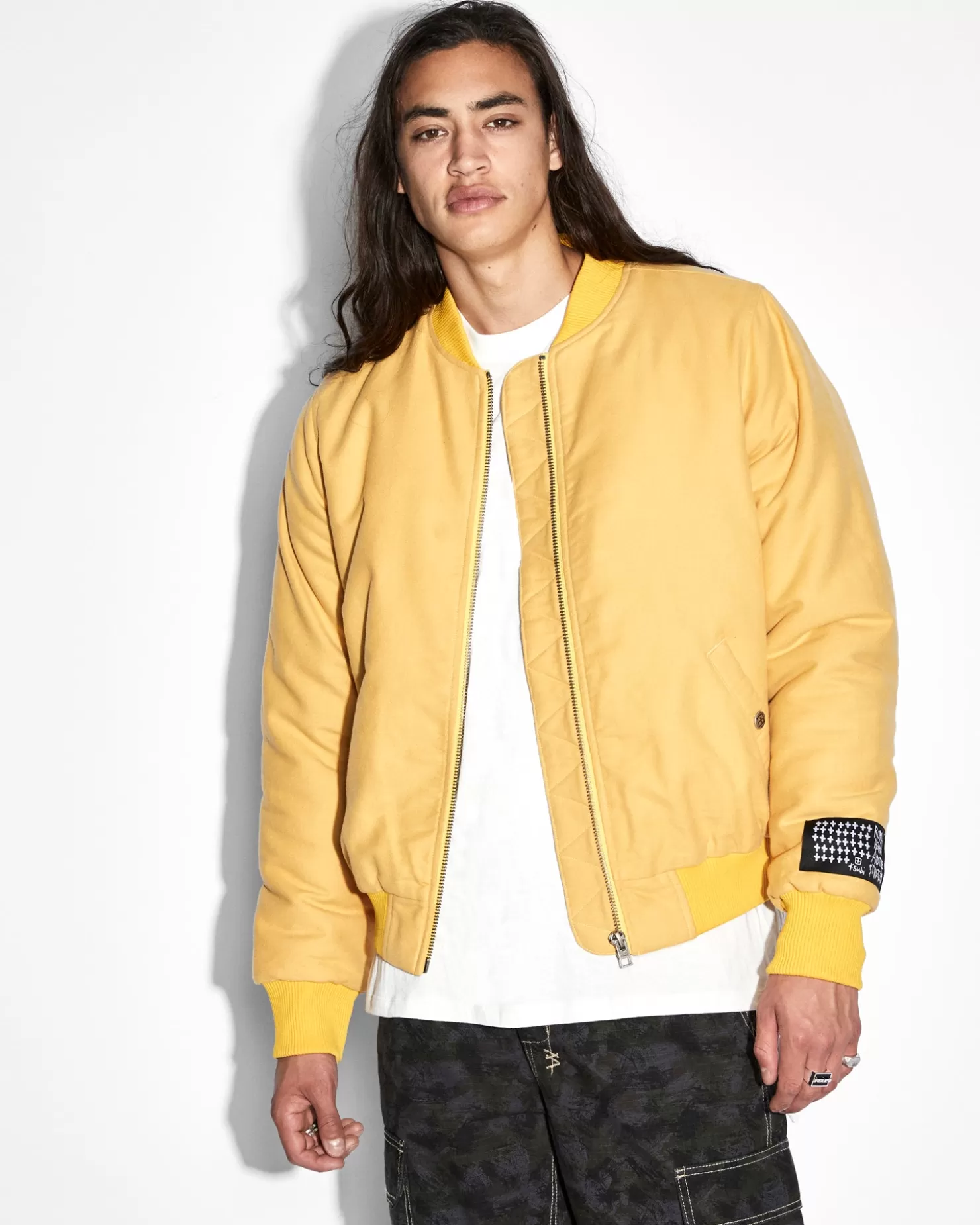 Men Ksubi Royalty Bomber Jacket Sol