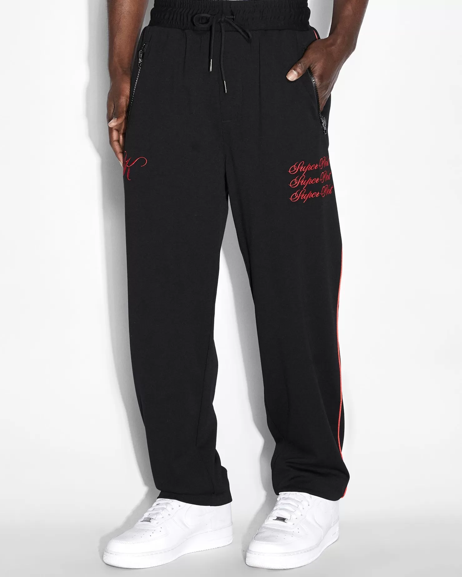 Men Ksubi Scripted Synthesis Pant Black/Red