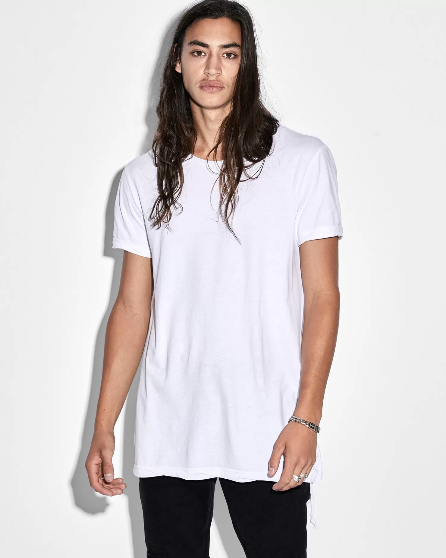 Men Ksubi Seeing Lines Ss Tee White