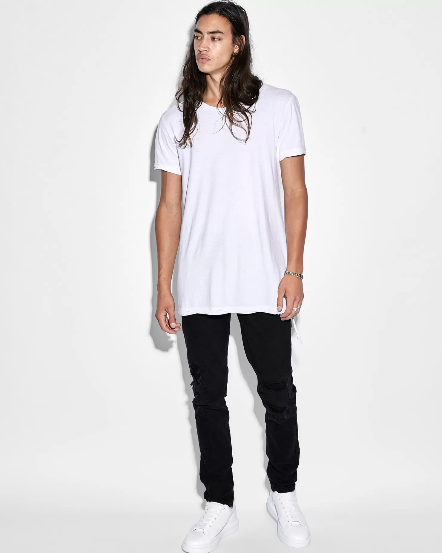 Men Ksubi Seeing Lines Ss Tee White