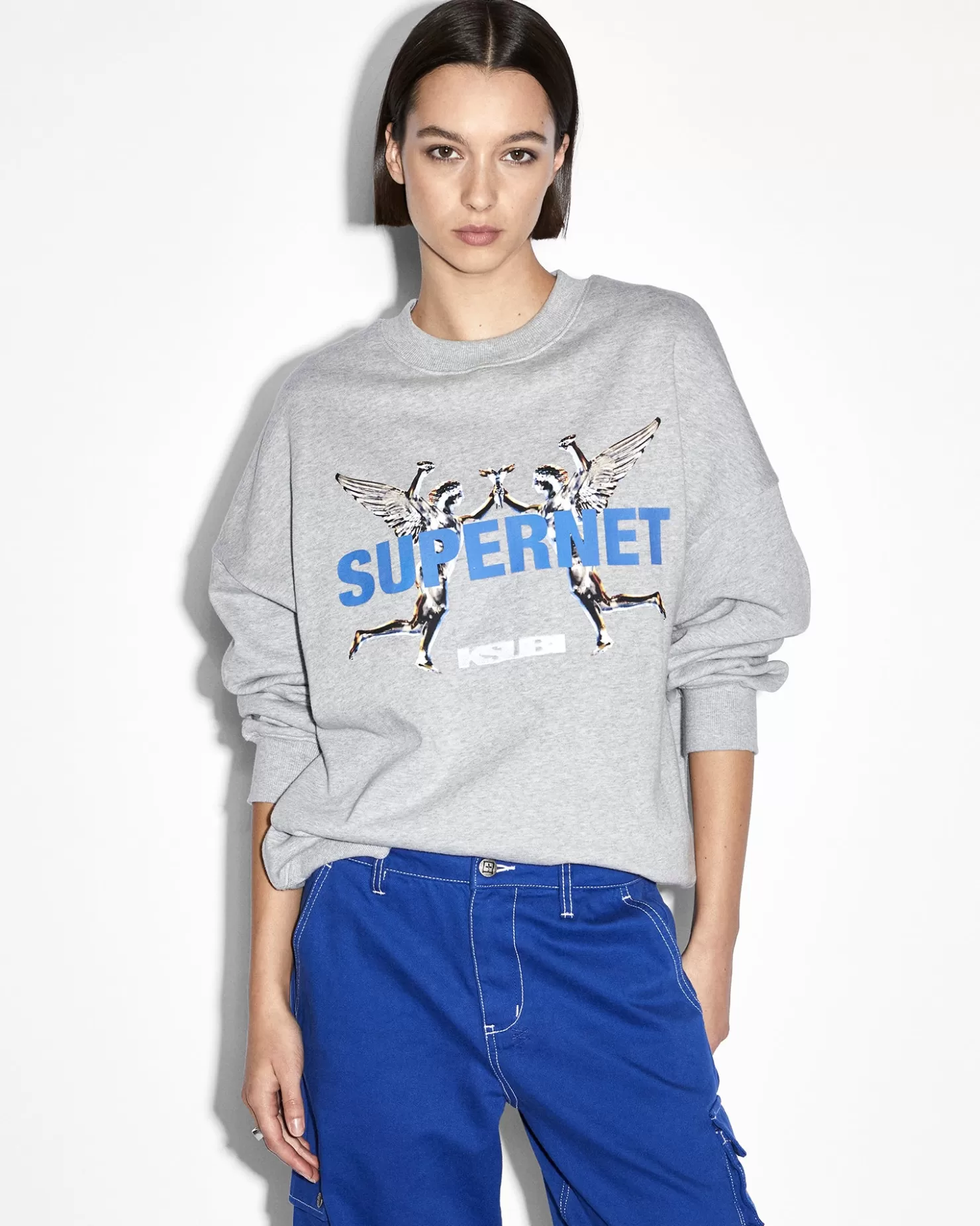 Women Ksubi Supernet Oh G Crew Grey Marle