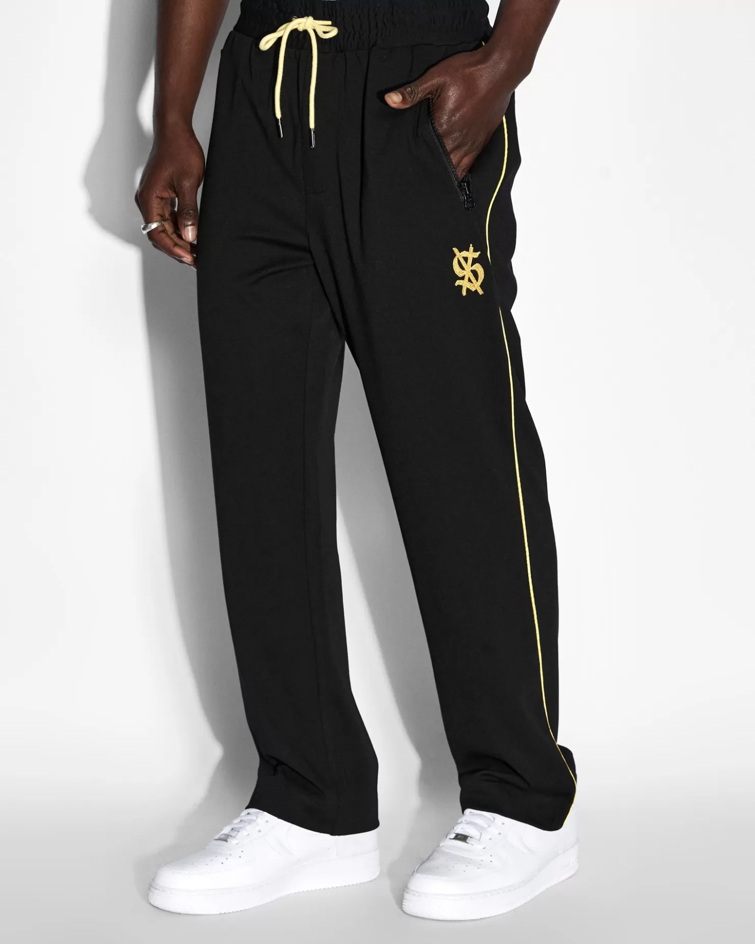 Men Ksubi Synthesis Pant Black Yellow