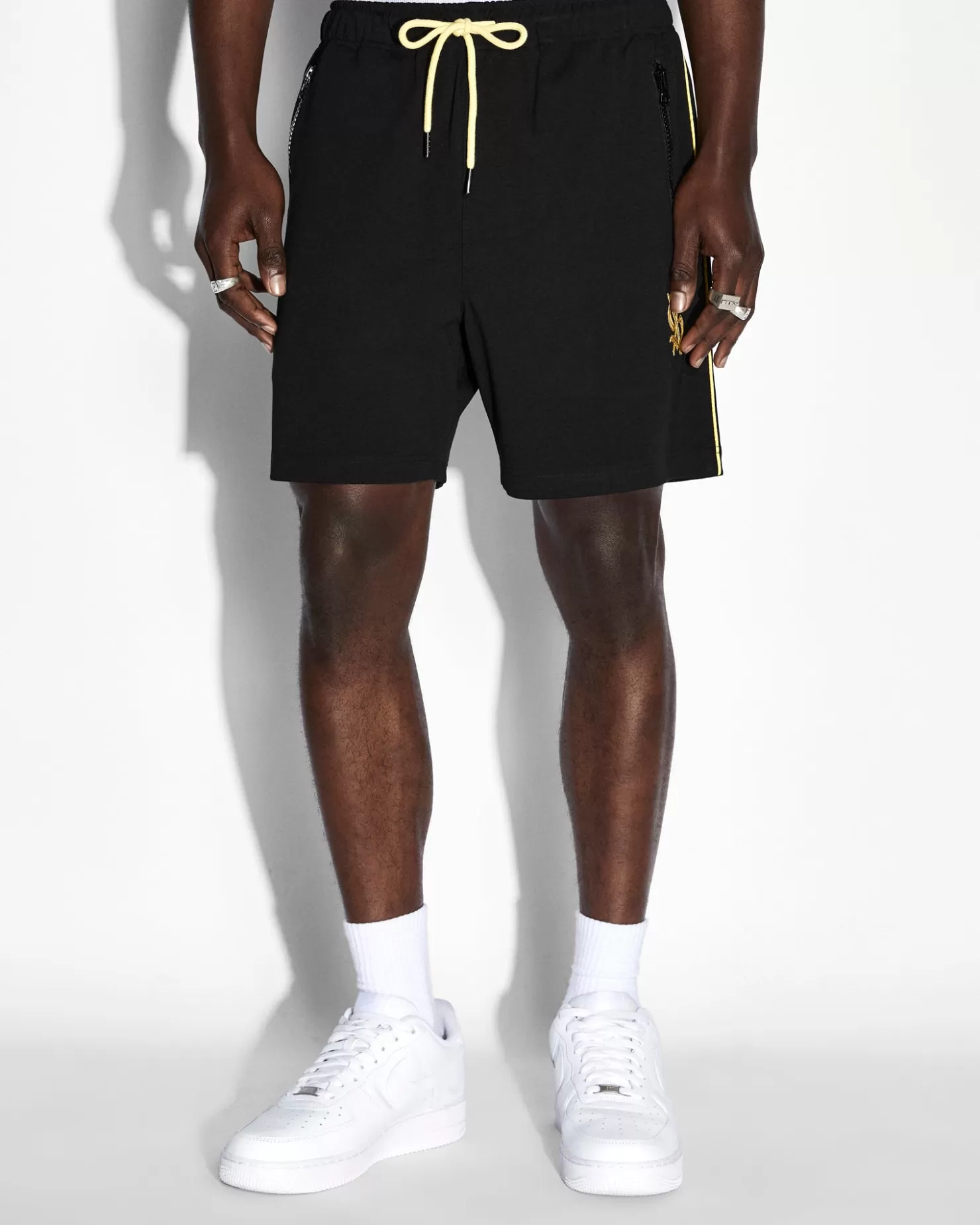 Men Ksubi Synthesis Short Black Yellow