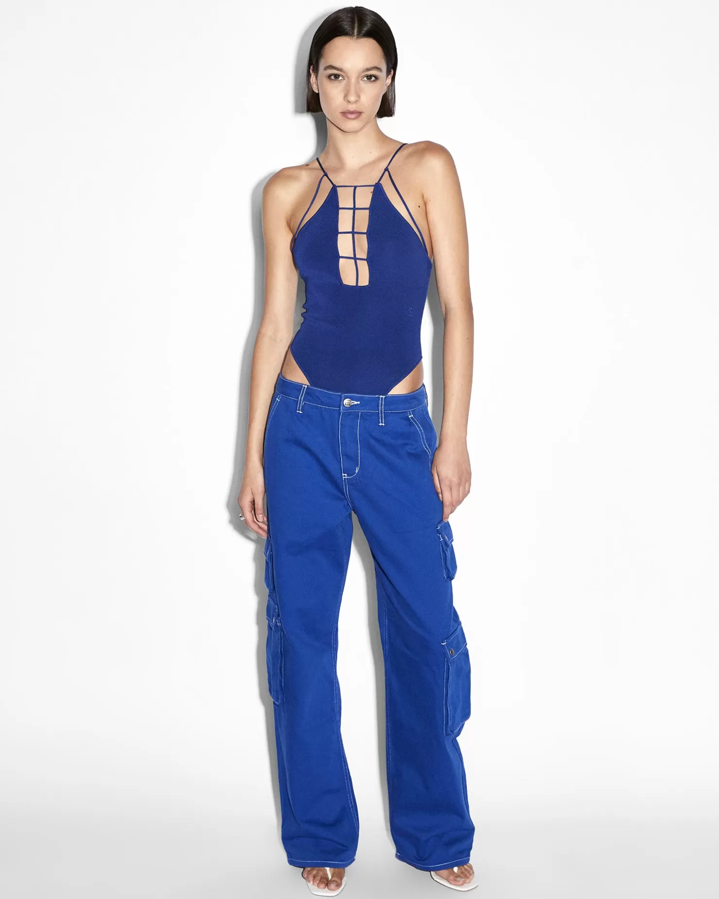 Women Ksubi Untamed Bodysuit Cobalt