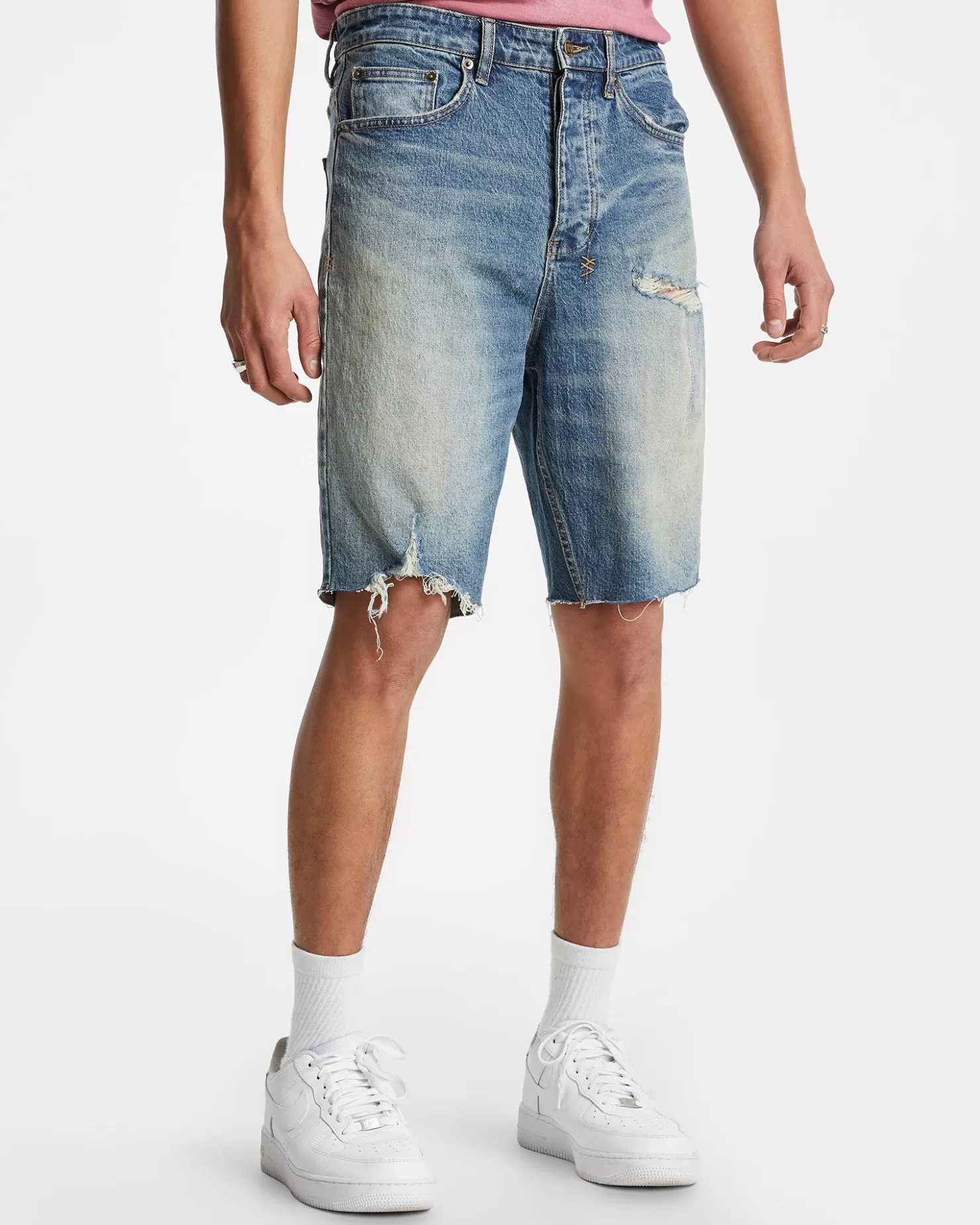 Men Ksubi Wolf Short Originate Trashed